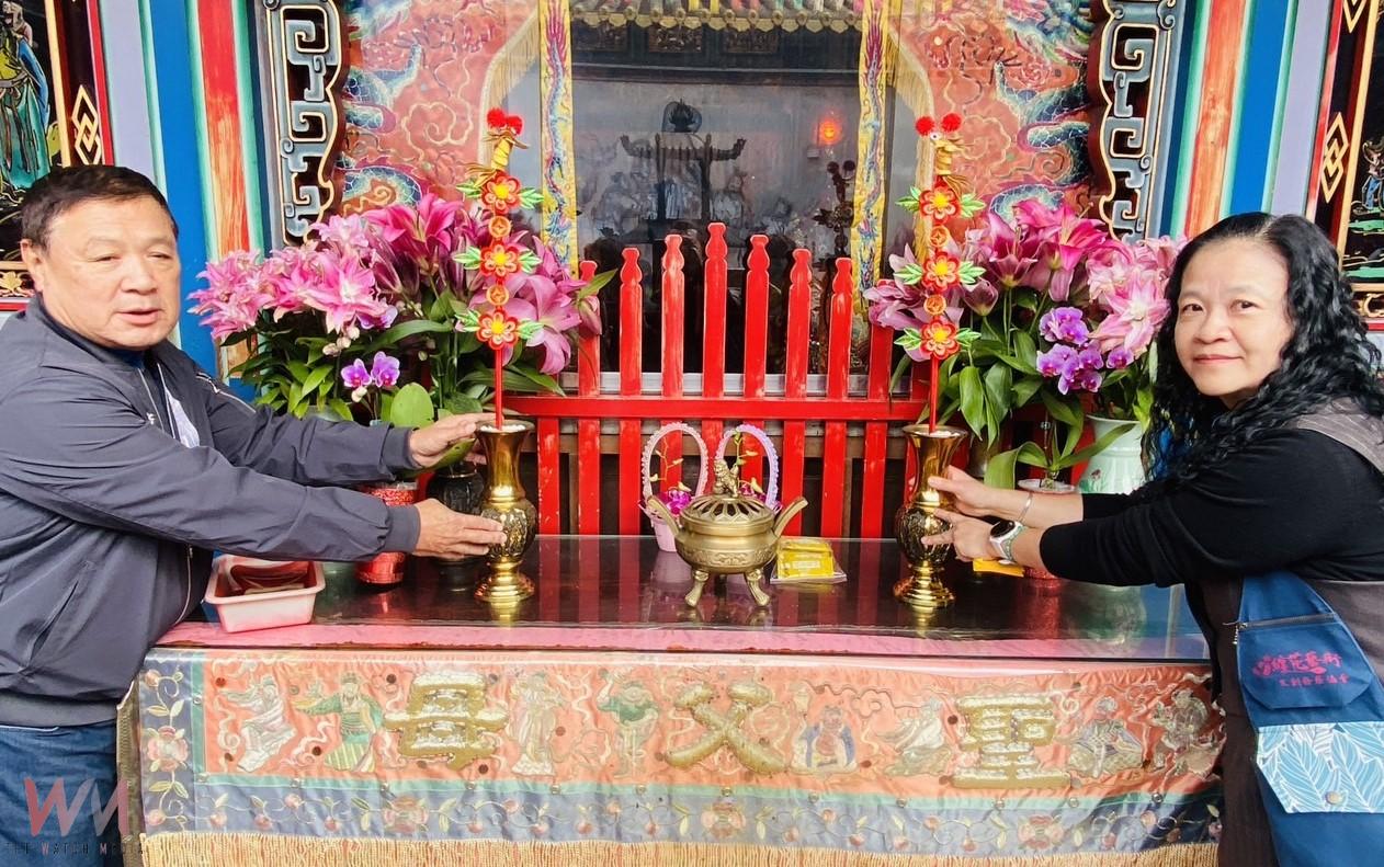 工藝師林佩瑩十年傳承再綻光彩　北港朝天宮供神花活動盛大舉行 - https://www.watchmedia01.com
