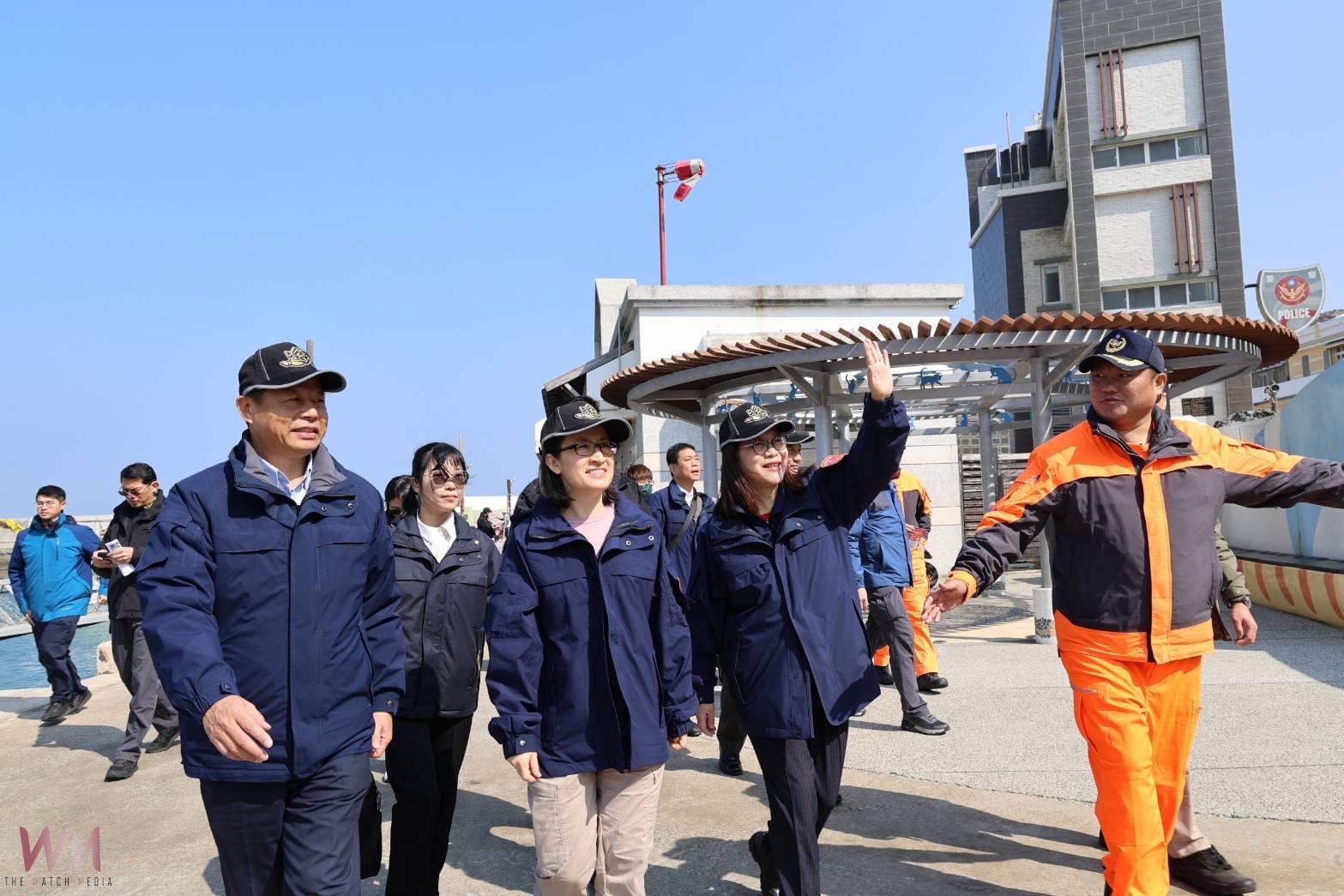 澎湖海巡堅守崗位、守護海域安全 農曆年前副總統蕭美琴攜「特別版加菜金」慰問 - https://www.watchmedia01.com