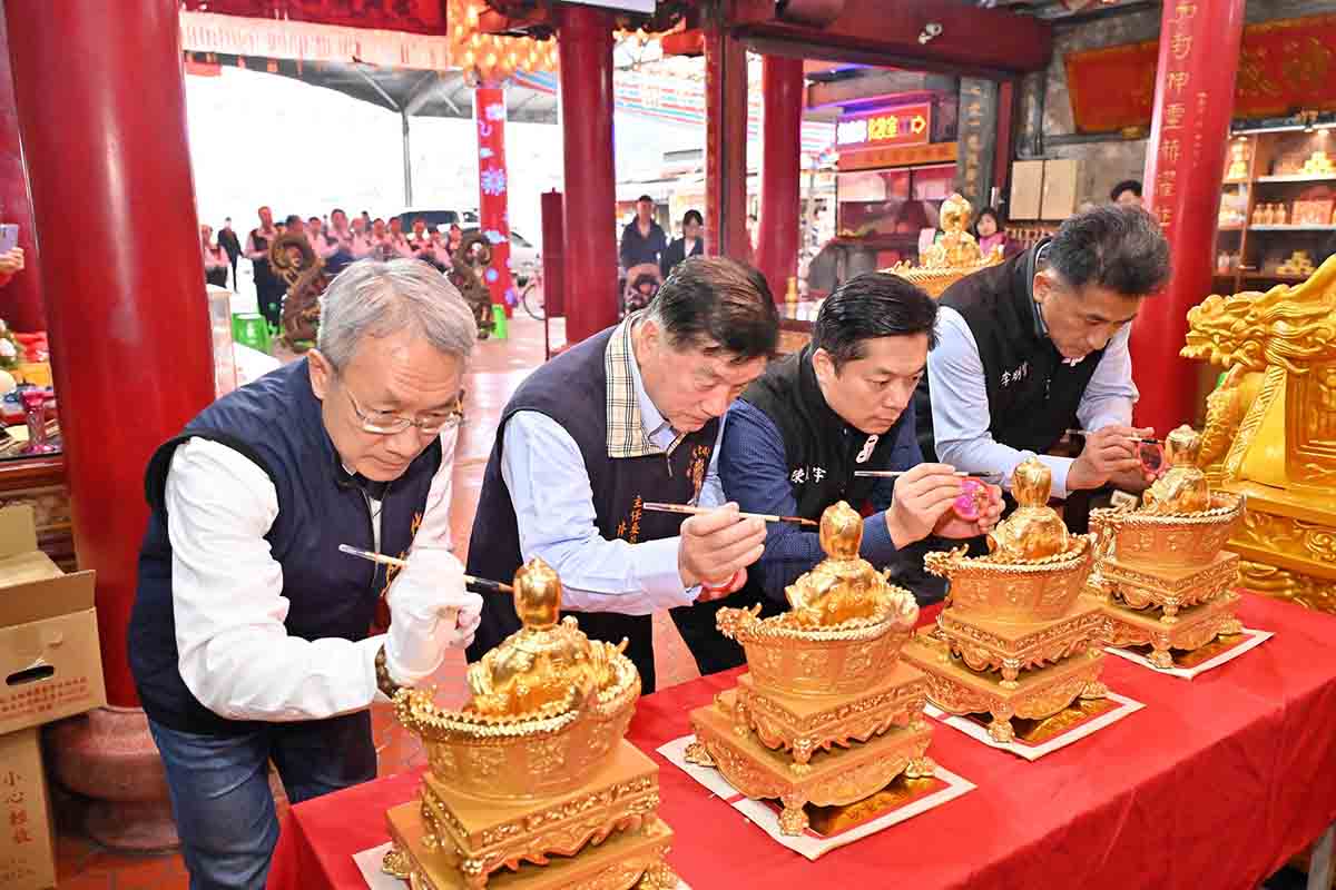 神尊遍布海內外 南方澳南天宮10尊金媽祖同時開光啟靈 - https://www.watchmedia01.com