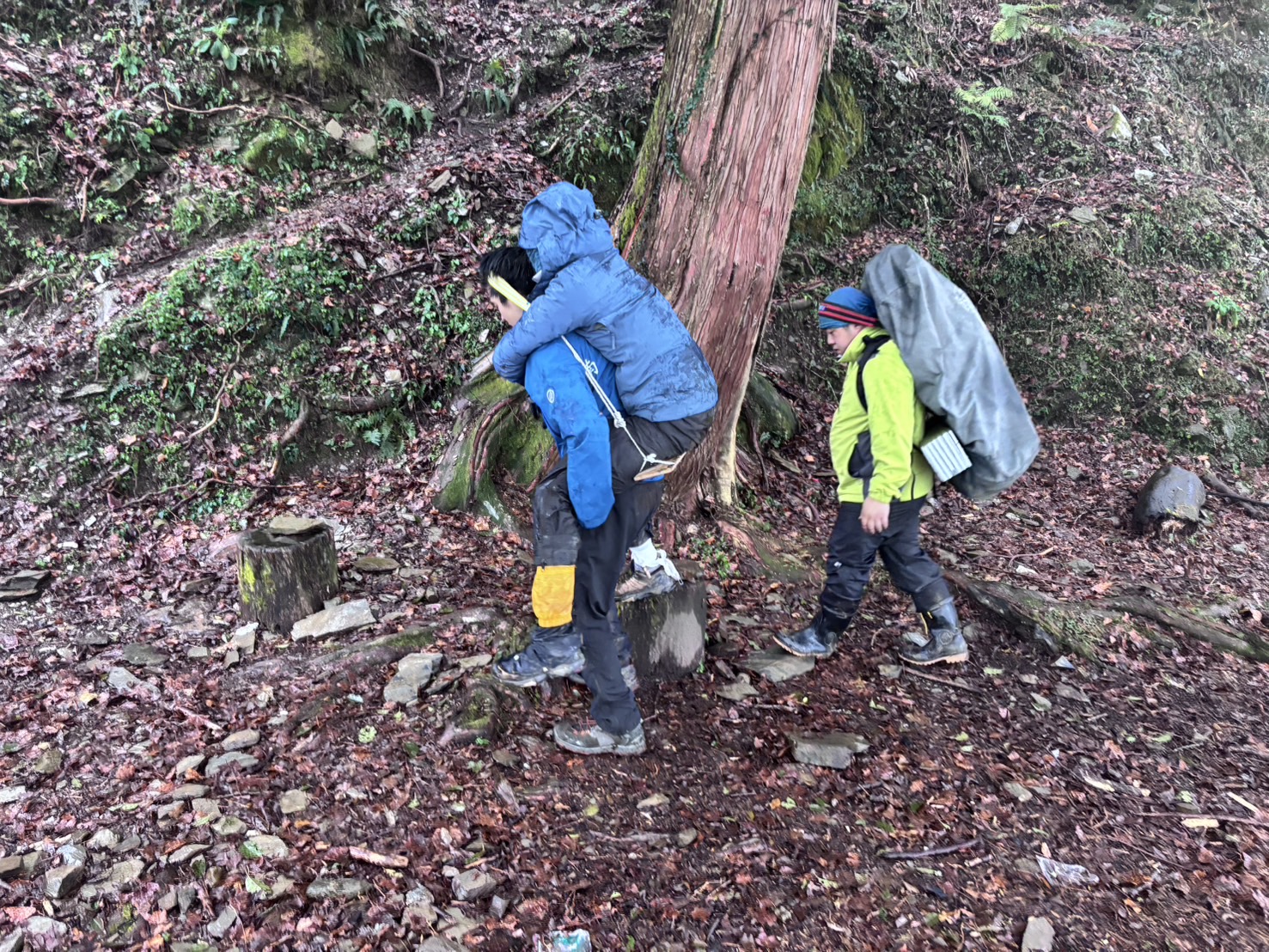 登山客於觀高坪右腳踝骨折　搜救人員輪流揹負下山送醫 - https://www.watchmedia01.com