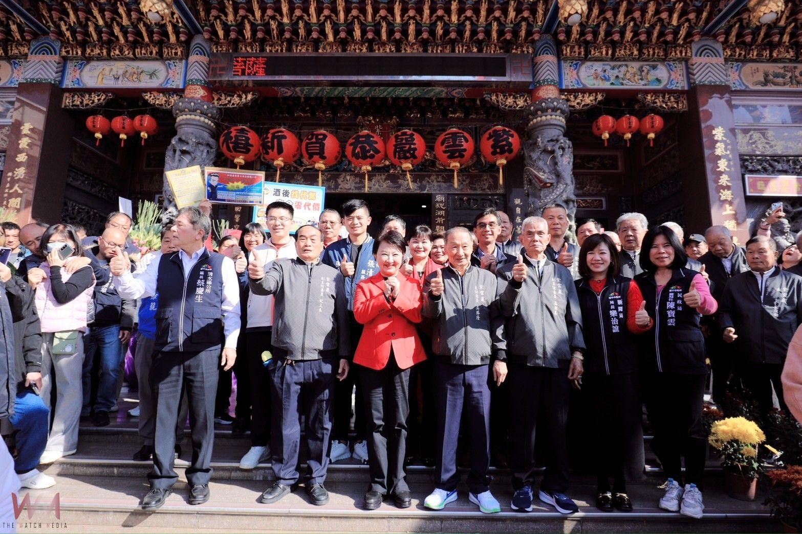 市長盧秀燕大年初一海線兩宮廟發紅包　期許台中持續蛻變與茁壯、更加幸福快樂 - https://www.watchmedia01.com