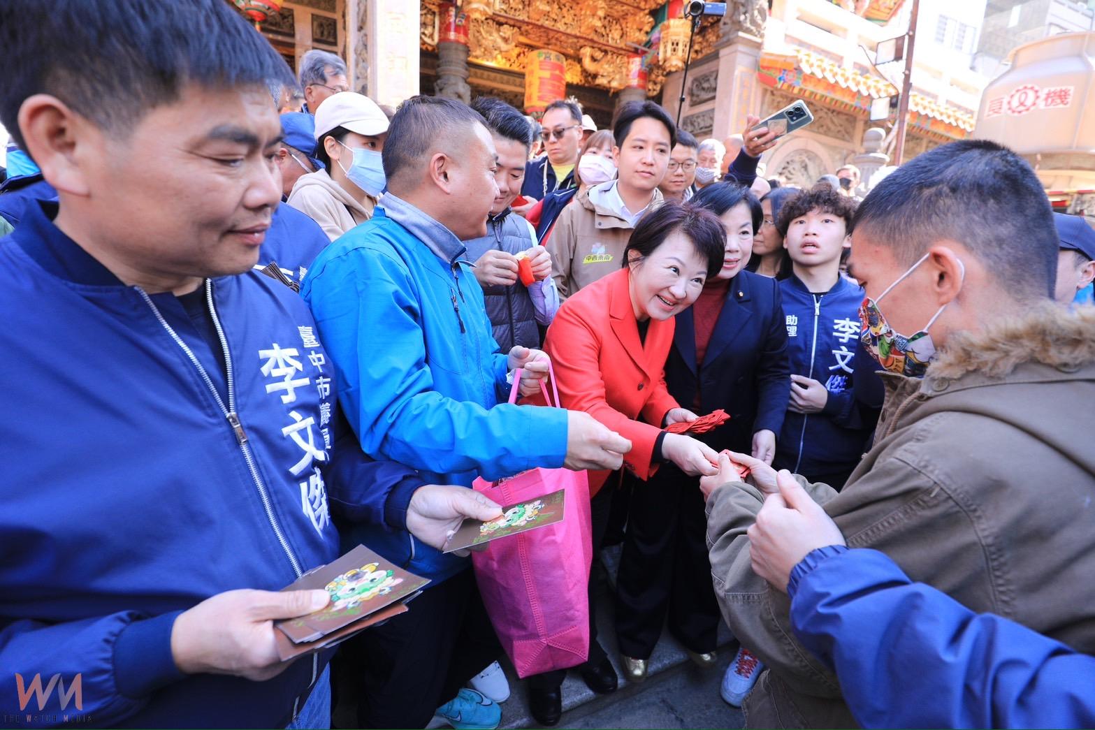 市長盧秀燕大年初一海線兩宮廟發紅包　期許台中持續蛻變與茁壯、更加幸福快樂 - https://www.watchmedia01.com