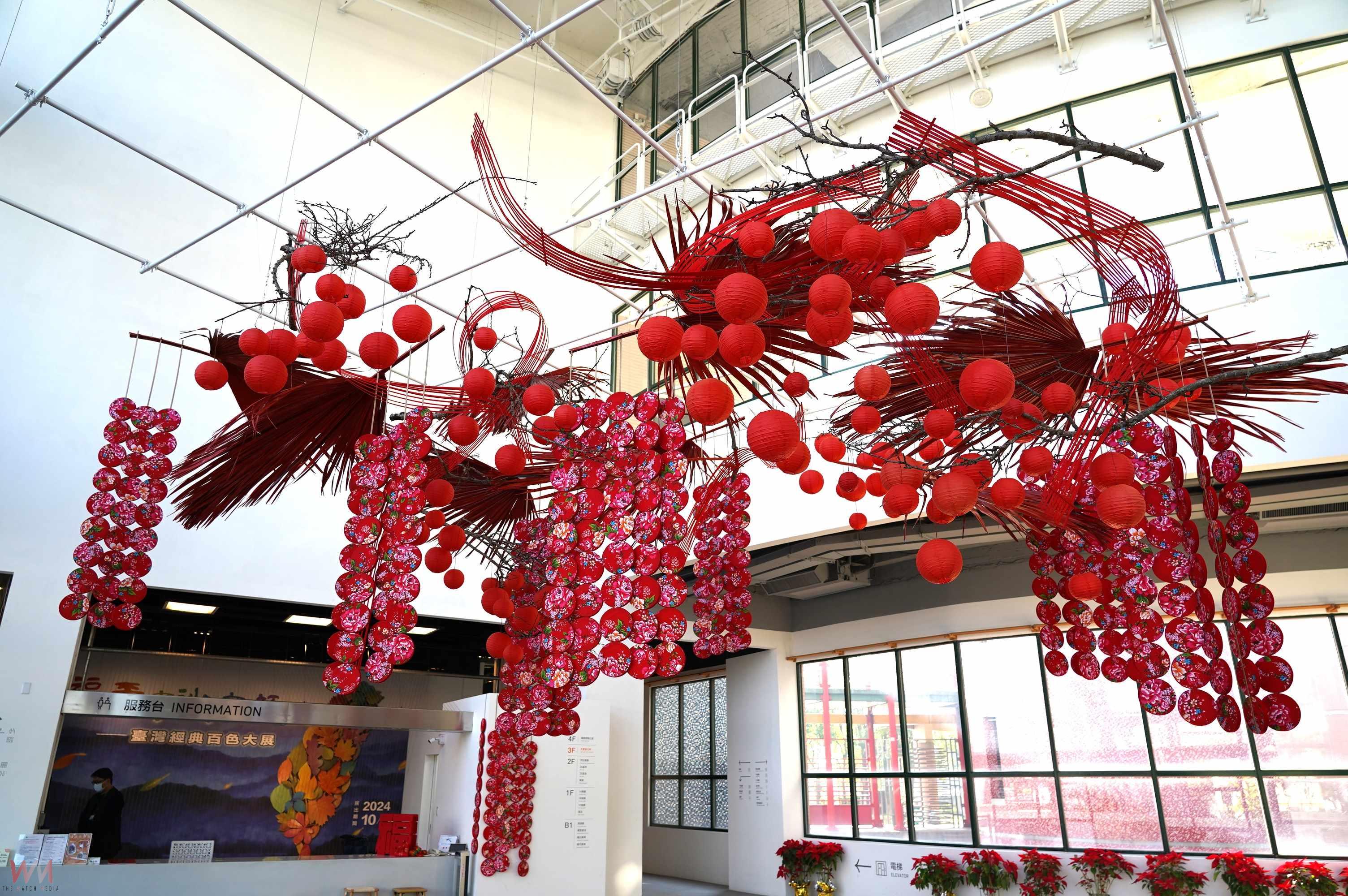 霸王棕櫚葉創意花藝迎新年　中市纖博館春節發送限量福袋和提燈 - https://www.watchmedia01.com