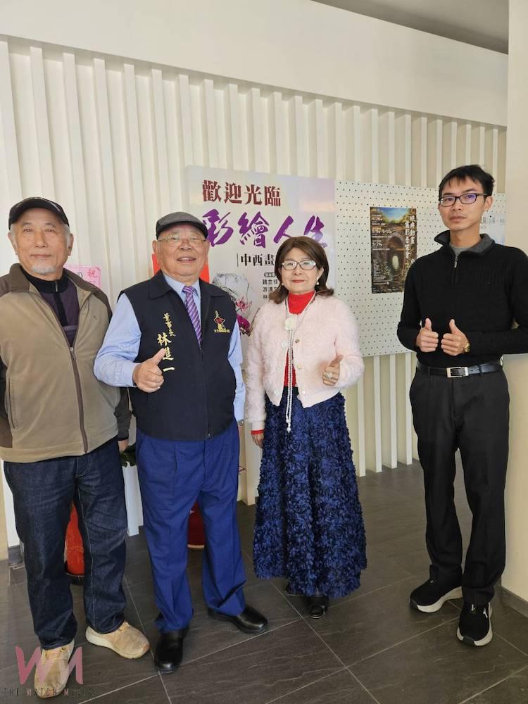 藝術家魏金枝、游清文及林容德　辦「彩繪人生中西畫聯展」 - https://www.watchmedia01.com