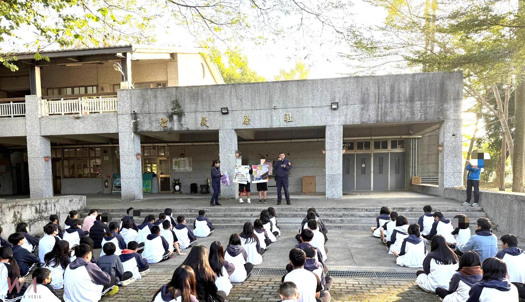 宣導交通安全觀念 集集警深入校園向下紮根 - https://www.watchmedia01.com