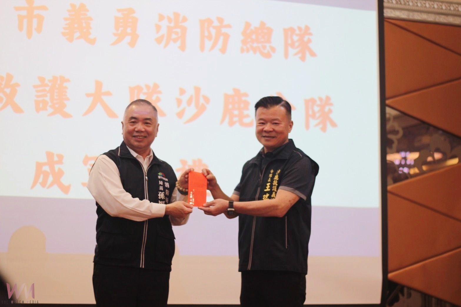 強化緊急救護能力！中市沙鹿區成立首支救護義消分隊成軍 - https://www.watchmedia01.com