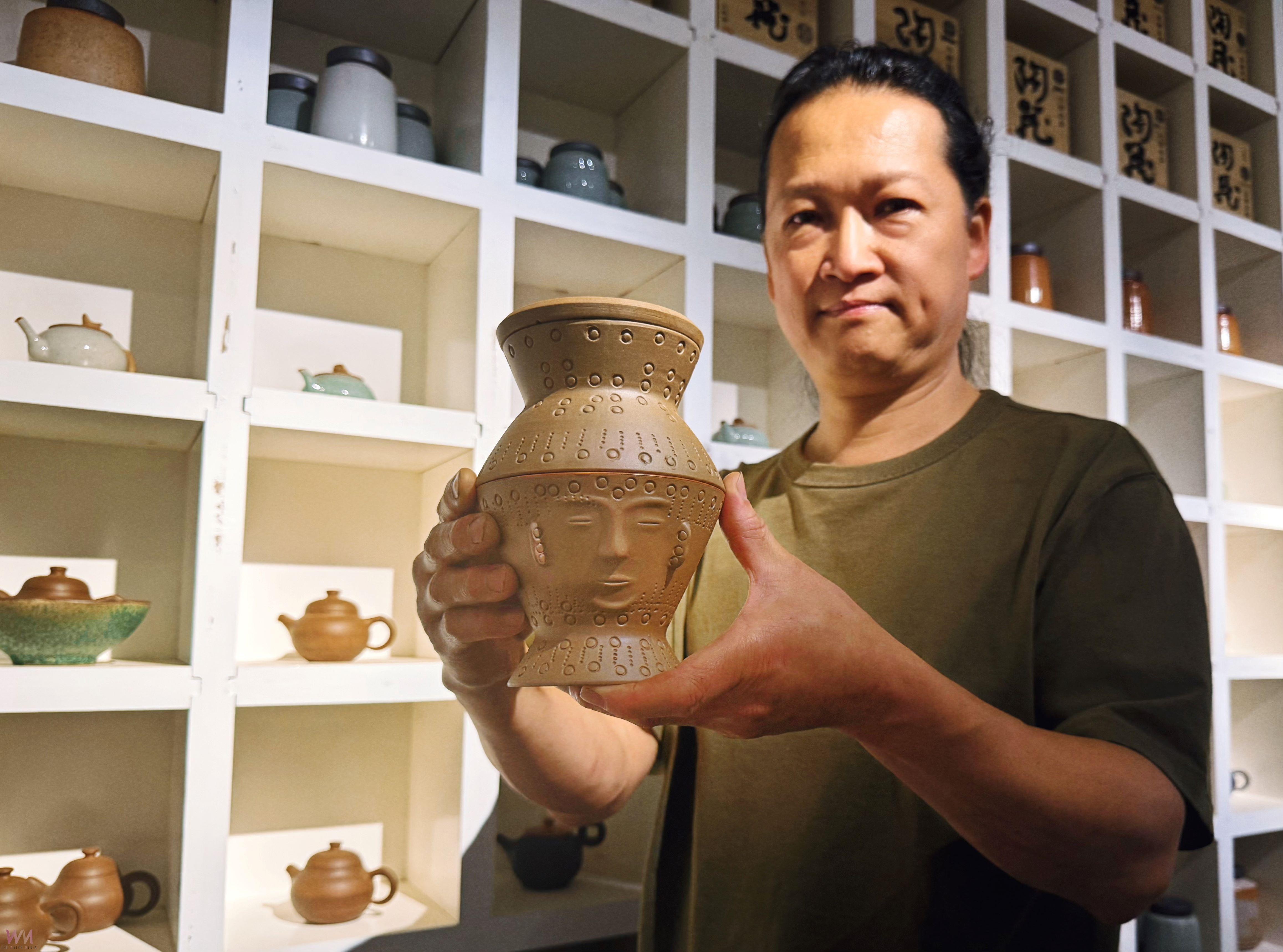 巧思延續文化記憶！十三行博物館攜手文生窯推出「人面陶罐茶濾杯」 - https://www.watchmedia01.com