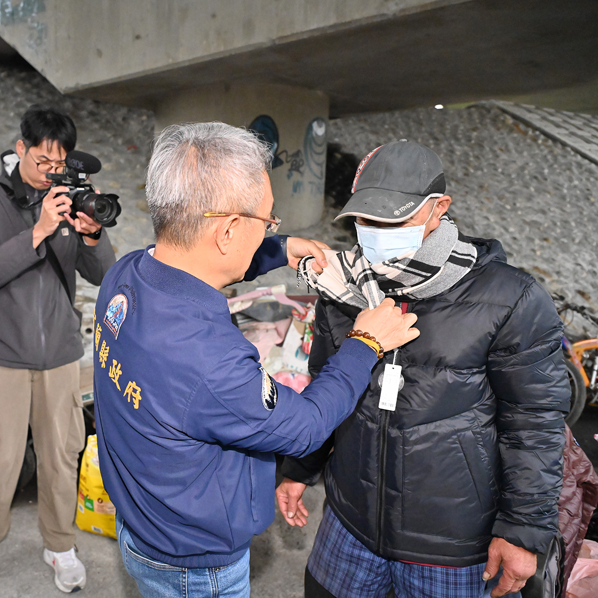  冷氣團來襲持續低溫 宜縣府關懷街友暖送物資 - https://www.watchmedia01.com