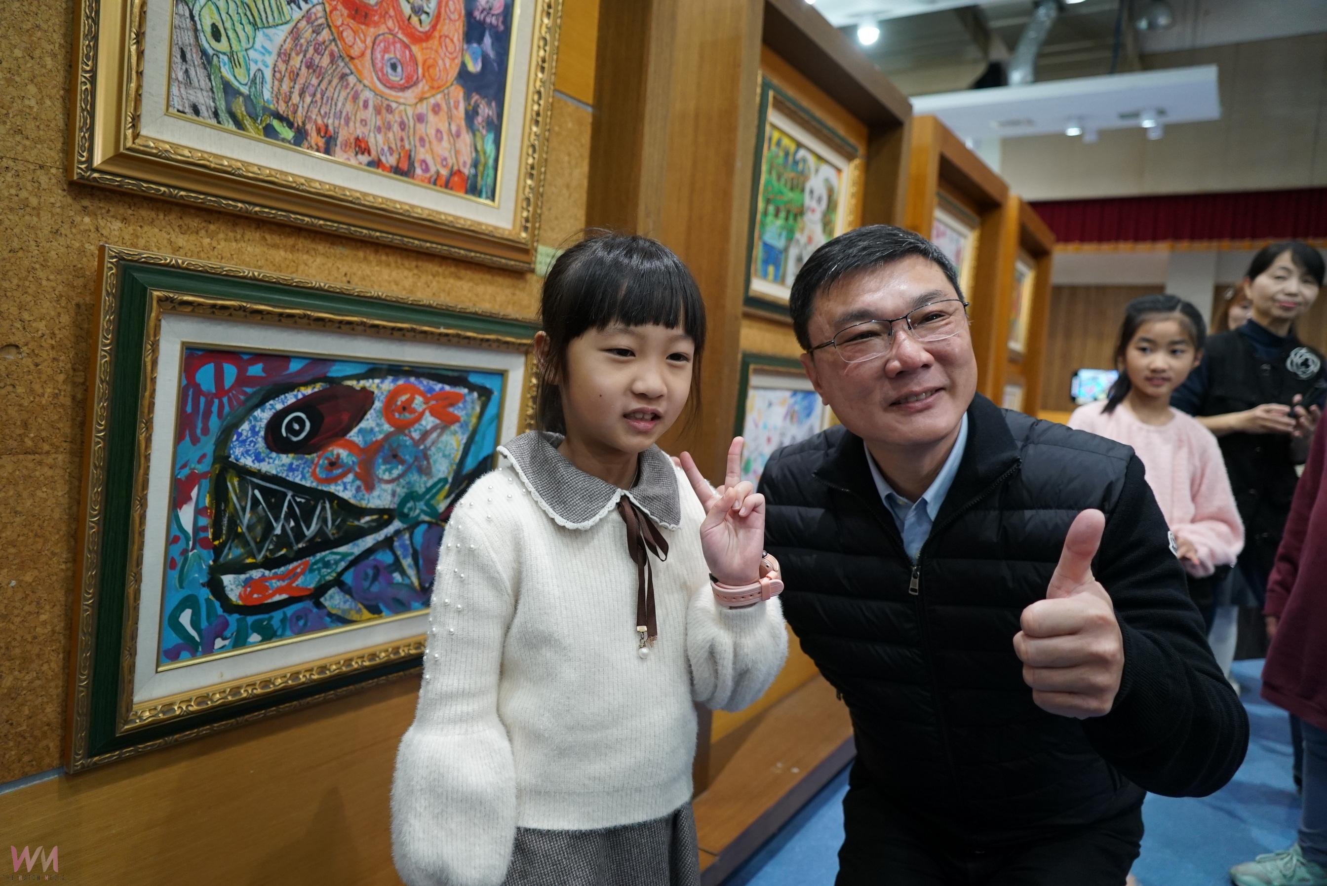 (有影片)/鹿港「異想世界.兒童畫展」登場 百件作品展現童心奇想 - https://www.watchmedia01.com