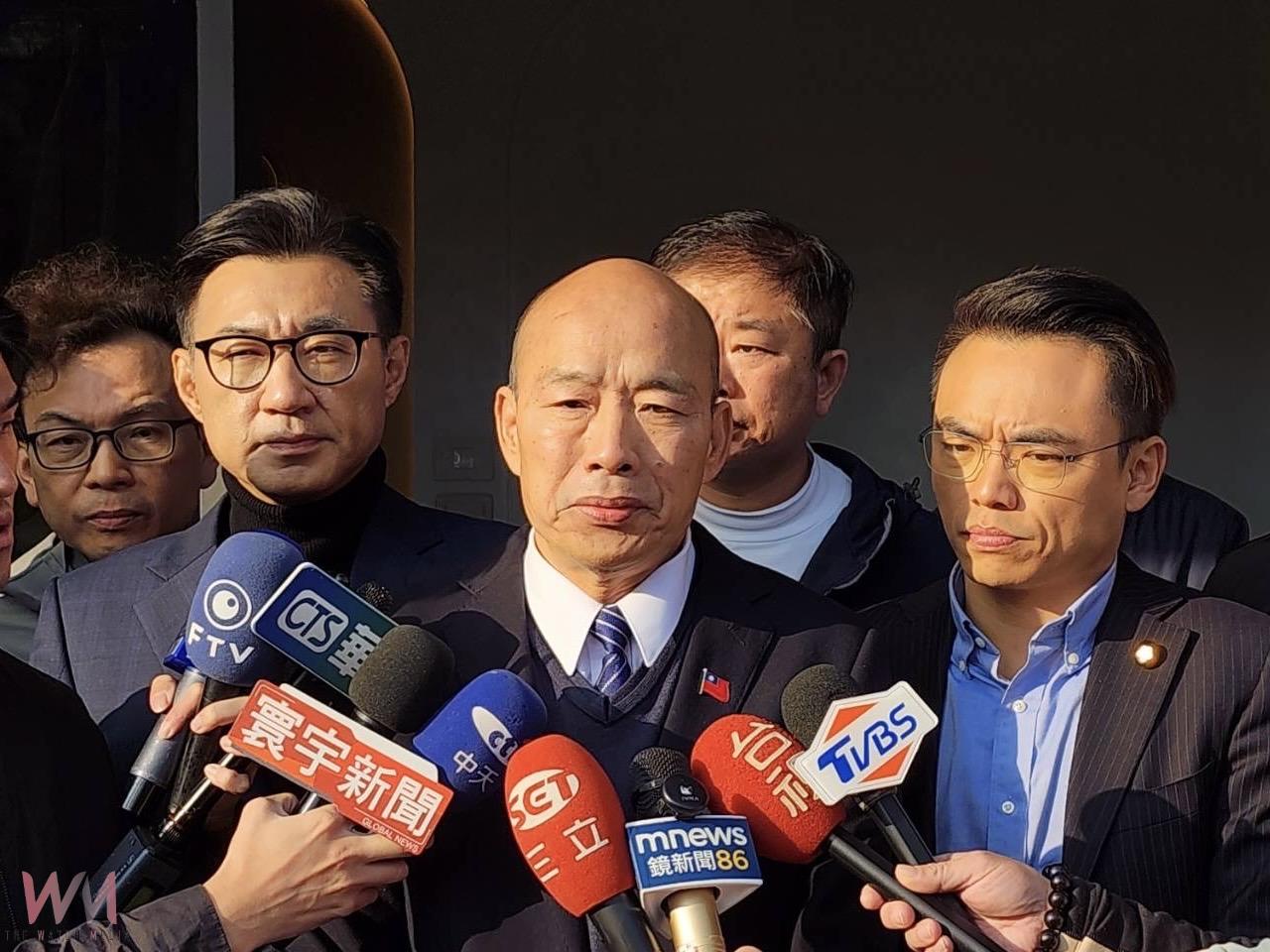 韓國瑜赴新竹弔唁柯爸 籲法務部：讓柯文哲見父親最後一面 - https://www.watchmedia01.com