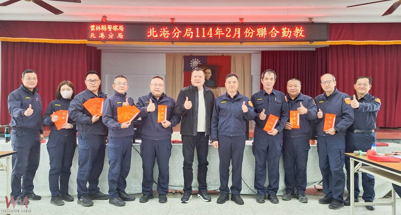 北港警分局表揚績優員警　警友主任謝政峯頒獎鼓勵 - https://www.watchmedia01.com