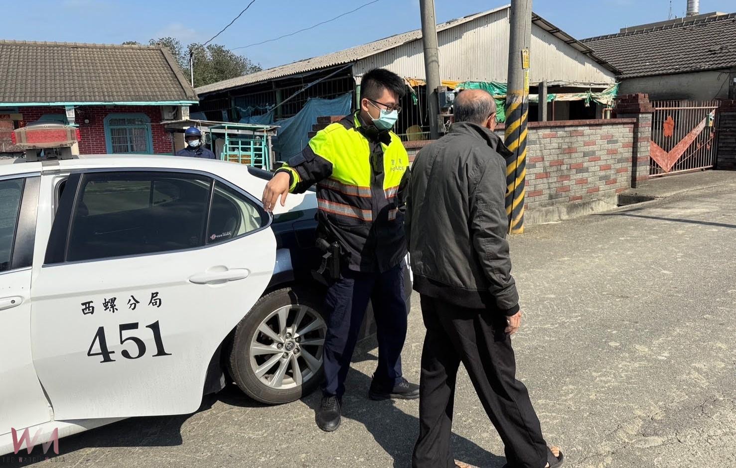 迷途六旬男徬徨求助　二崙警耐心助返家 - https://www.watchmedia01.com