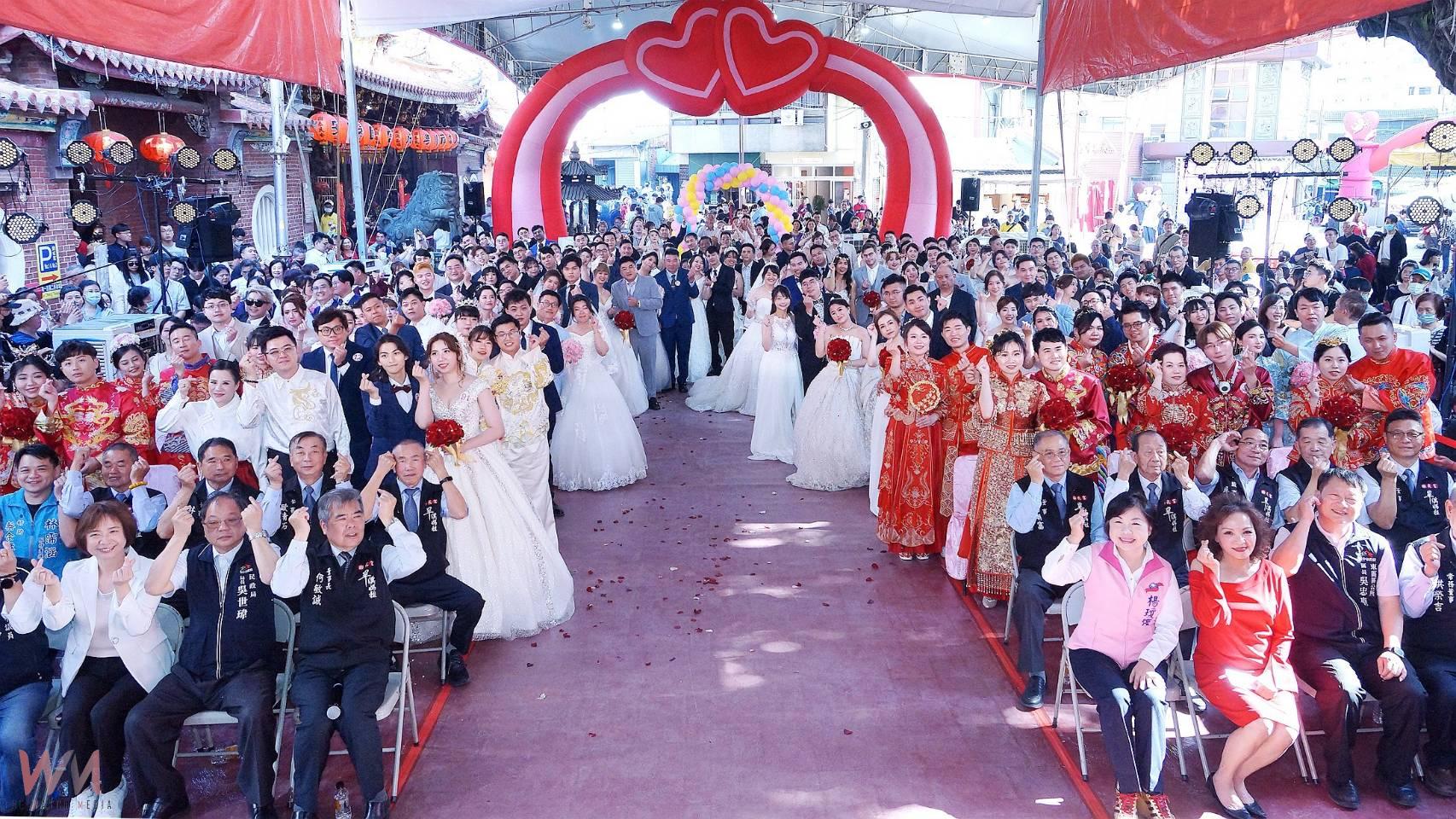 神賜福氣!樂見真愛 成就幸福 台中樂成宮第八屆集團結婚盛大登場 - https://www.watchmedia01.com