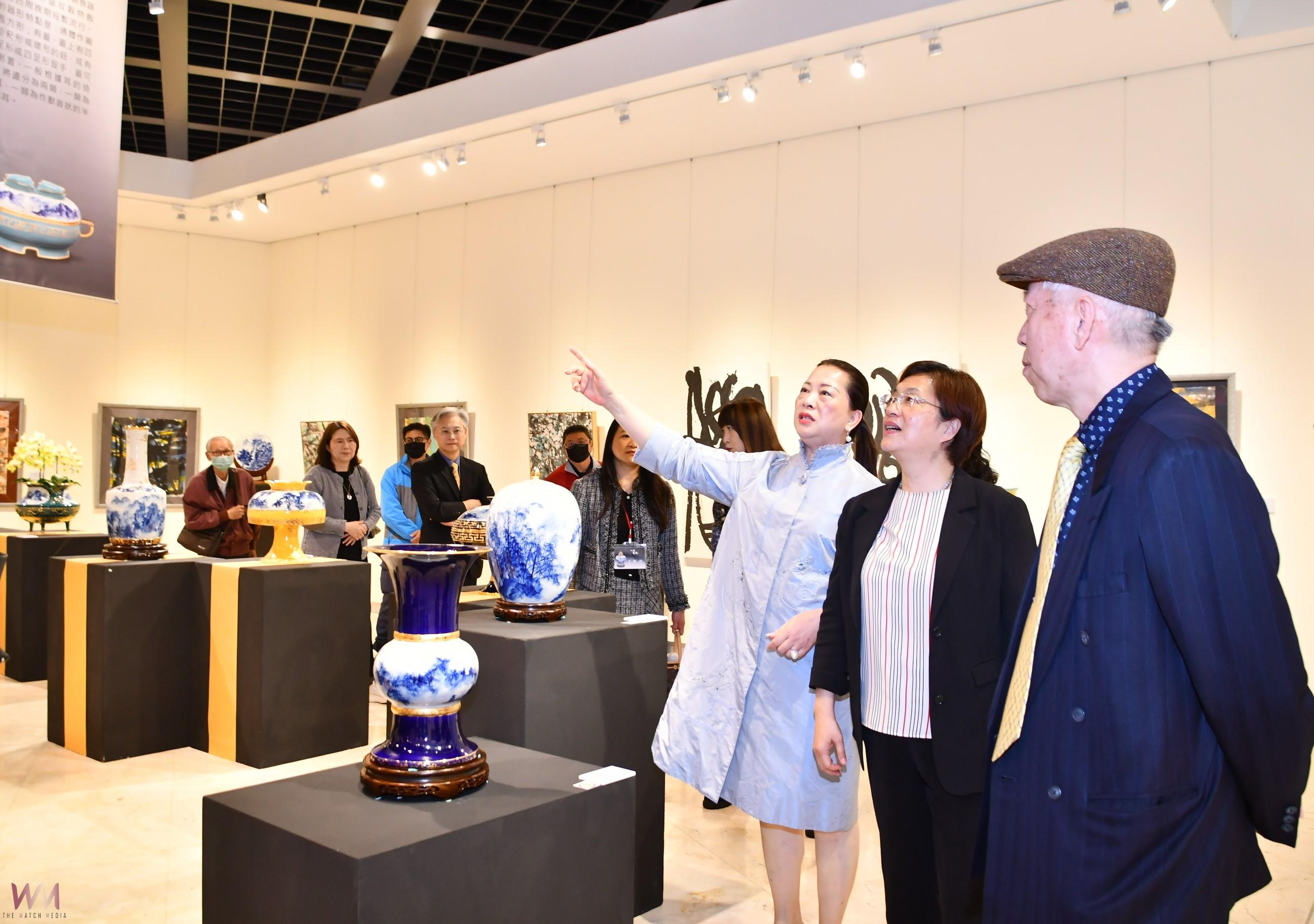 （有影片）／彰化美術館卓麗秋與梁永斐雙人藝術展　跨域融合傳統與現代 - https://www.watchmedia01.com