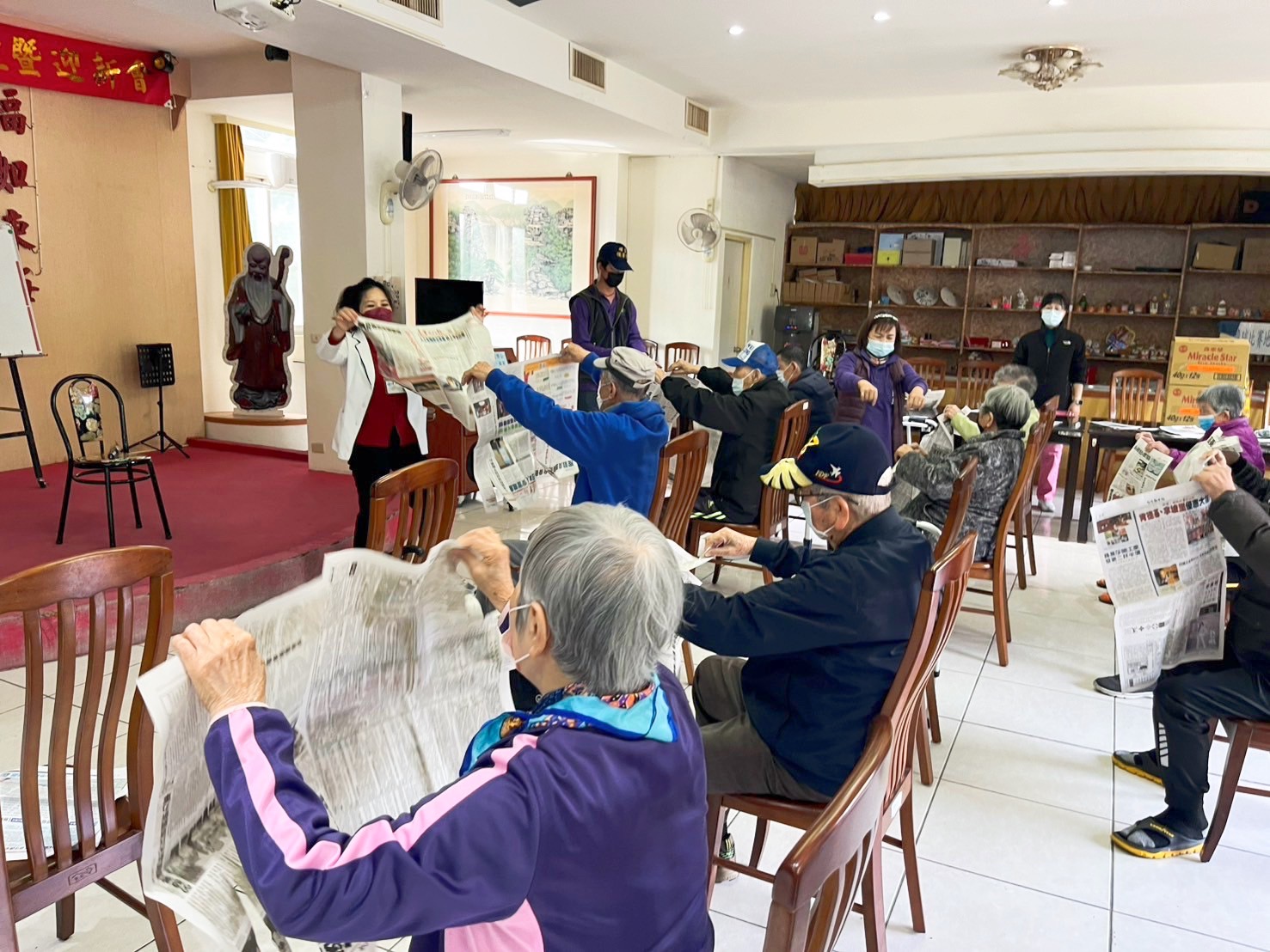 臺中榮總埔里分院攜手彰化榮家合作舉辦延展個體活躍老化活動 - https://www.watchmedia01.com