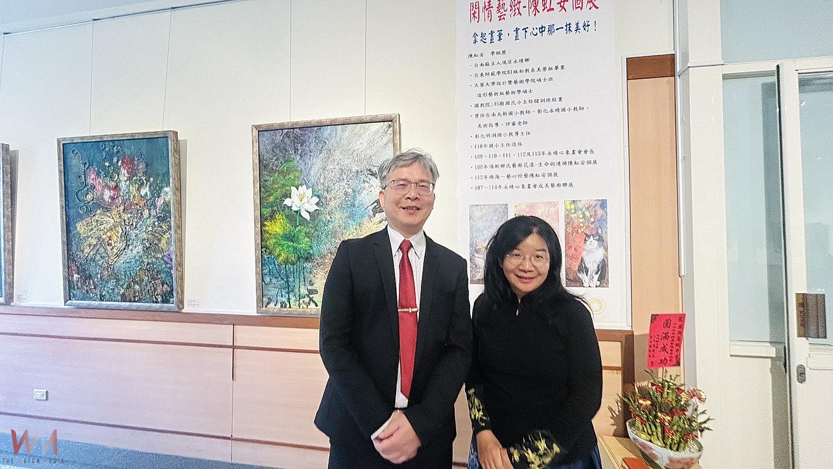 畫裡都是喵星人 溪湖高中校慶展出陳虹安創作捕捉平凡中的感性 - https://www.watchmedia01.com