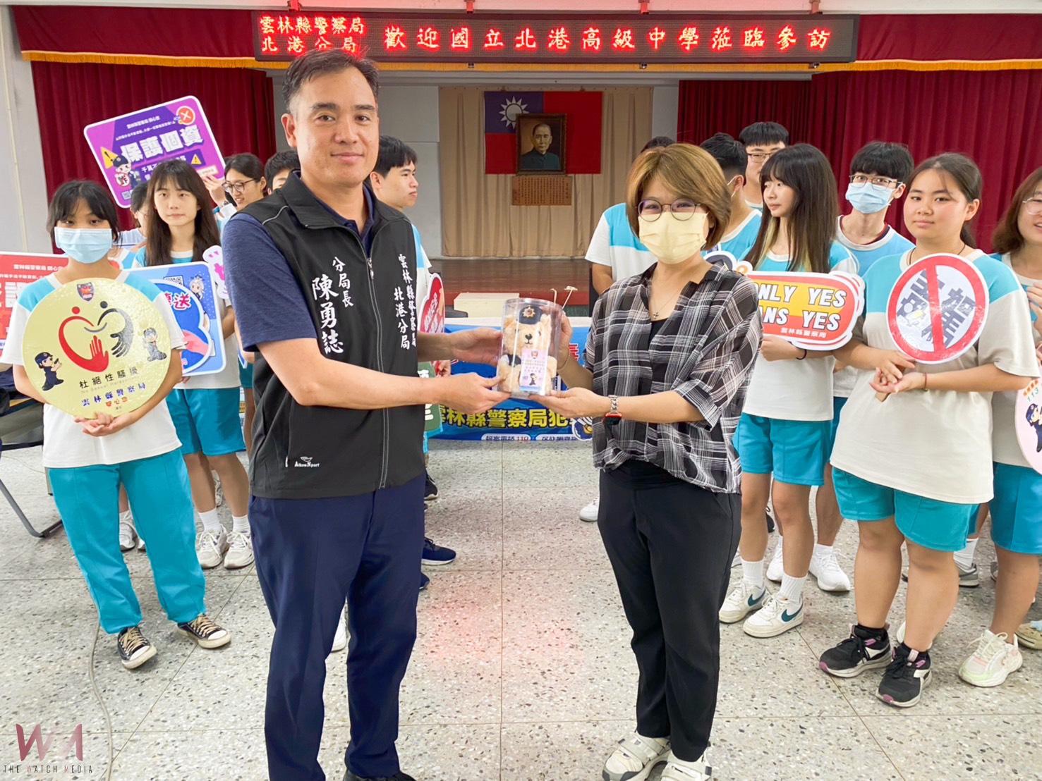 體驗警察日常辛勞 北港高中師生參訪北港警分局 - https://www.watchmedia01.com