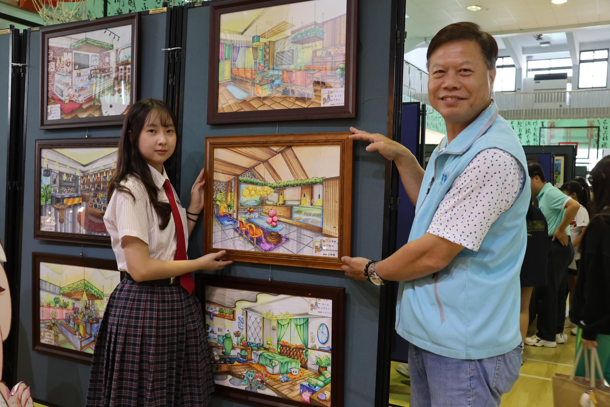 (有影片)/第26屆美術.設計聯展集結近千件作品 展現員林學子創意能量 - https://www.watchmedia01.com