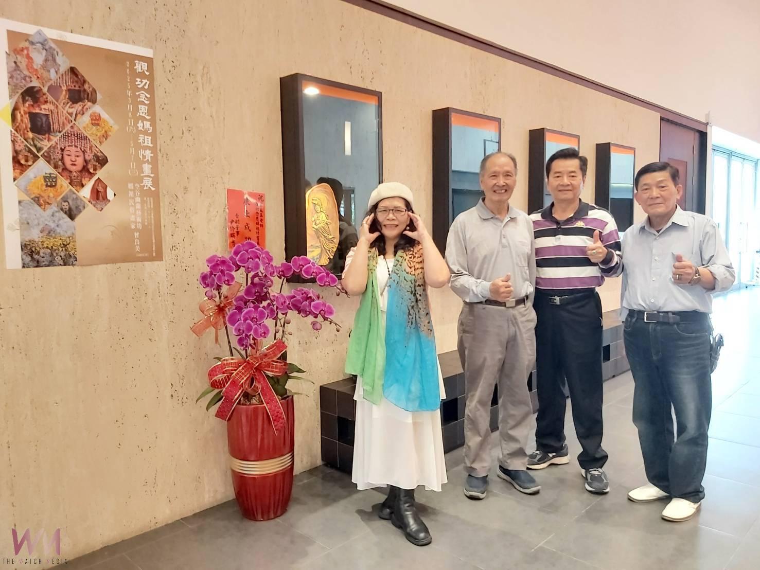 媽祖畫家曾良美北港文化中心展出 多媒材創作展現信仰藝術新風貌 - https://www.watchmedia01.com