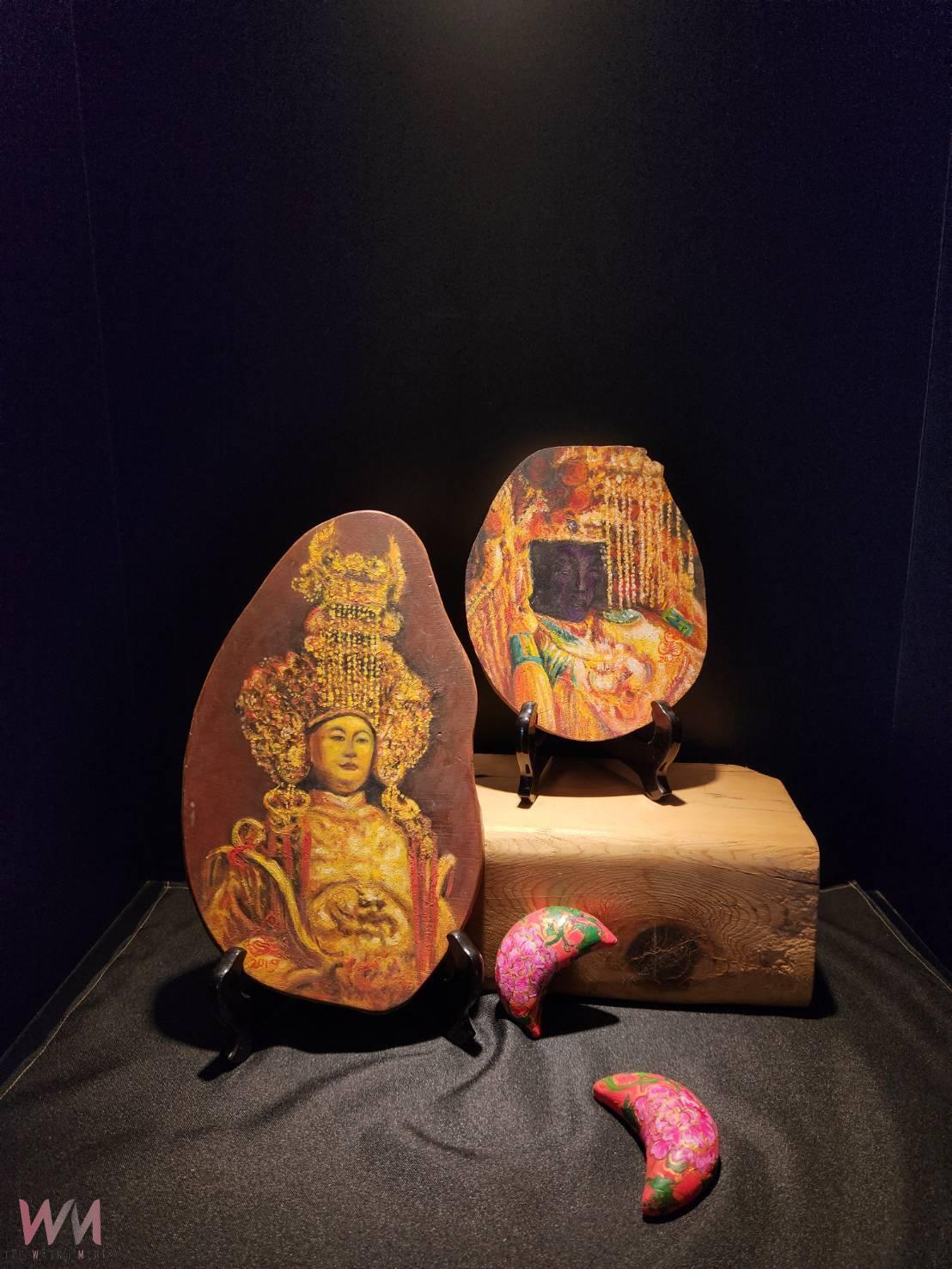 媽祖畫家曾良美北港文化中心展出 多媒材創作展現信仰藝術新風貌 - https://www.watchmedia01.com