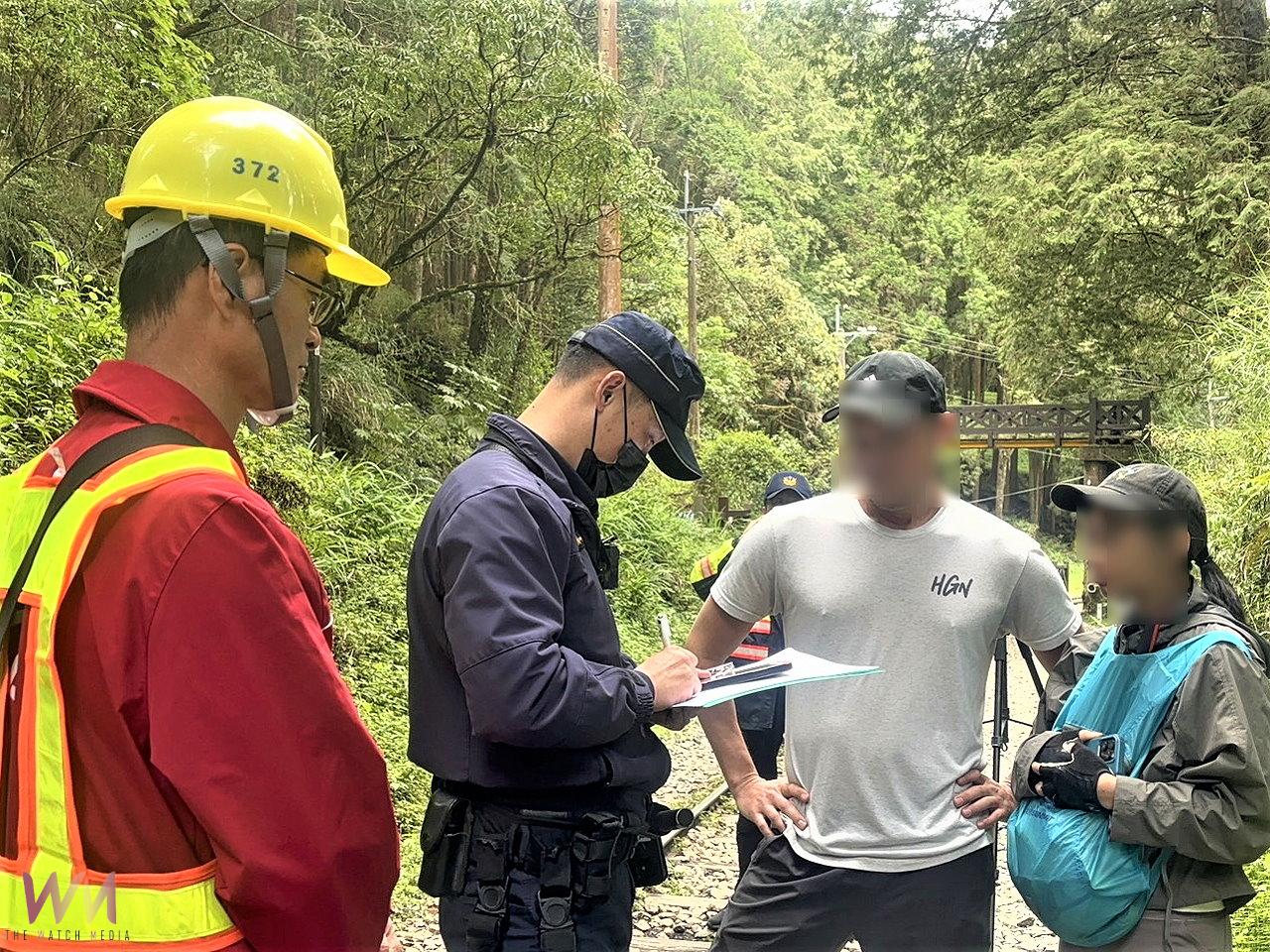 美籍遊客違規行走鐵道　林鐵文資處依法裁罰 - https://www.watchmedia01.com