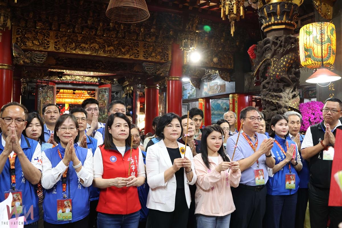 白沙屯媽祖與山邊媽祖起駕進香 張麗善率隊參香祈福 祈求114全運會圓滿順利 - https://www.watchmedia01.com