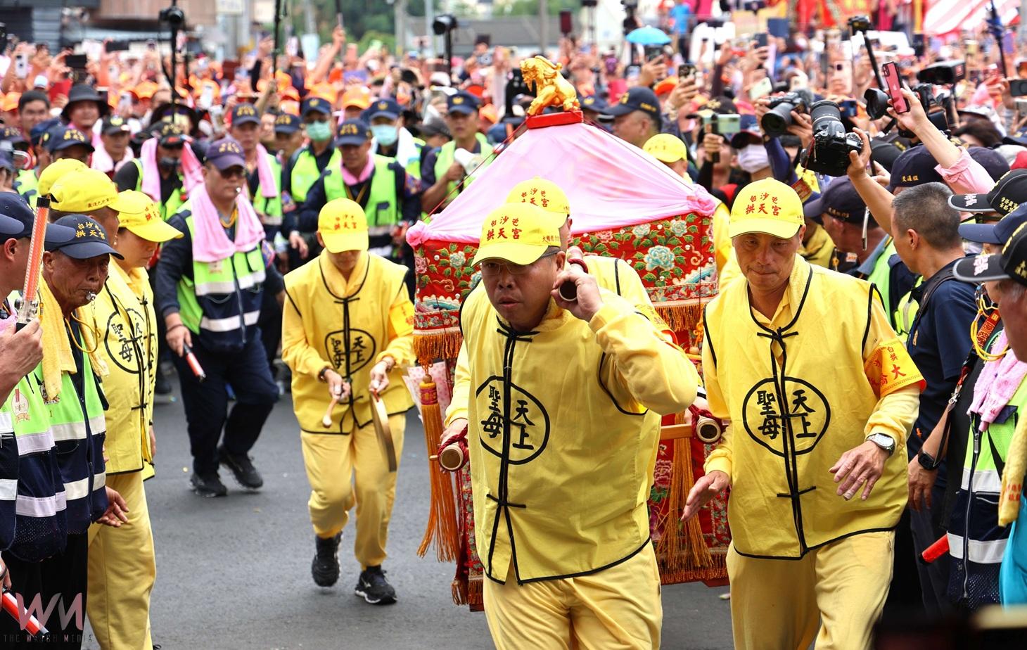 (有影片)/白沙屯媽祖進香逾70萬熱潮湧入北港 張麗善祈願台灣平安世界和平 - https://www.watchmedia01.com