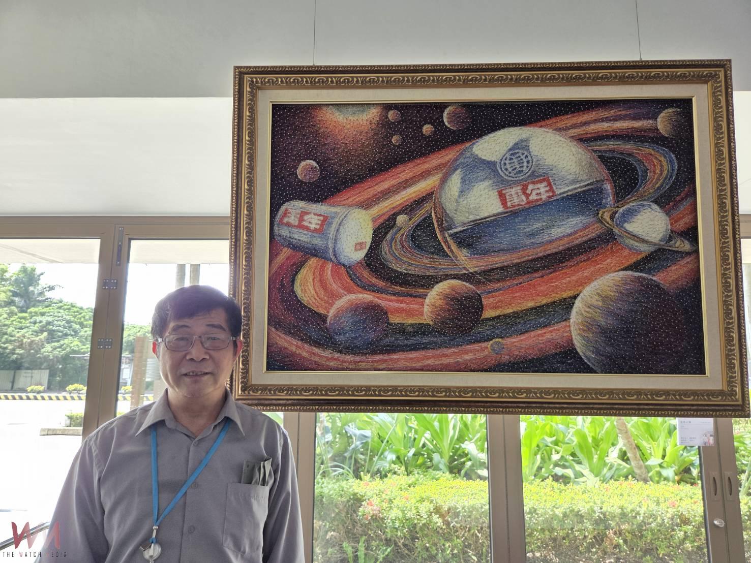 陳正浩釘線畫嘉創展出 點線面共構立體藝術之美 - https://www.watchmedia01.com