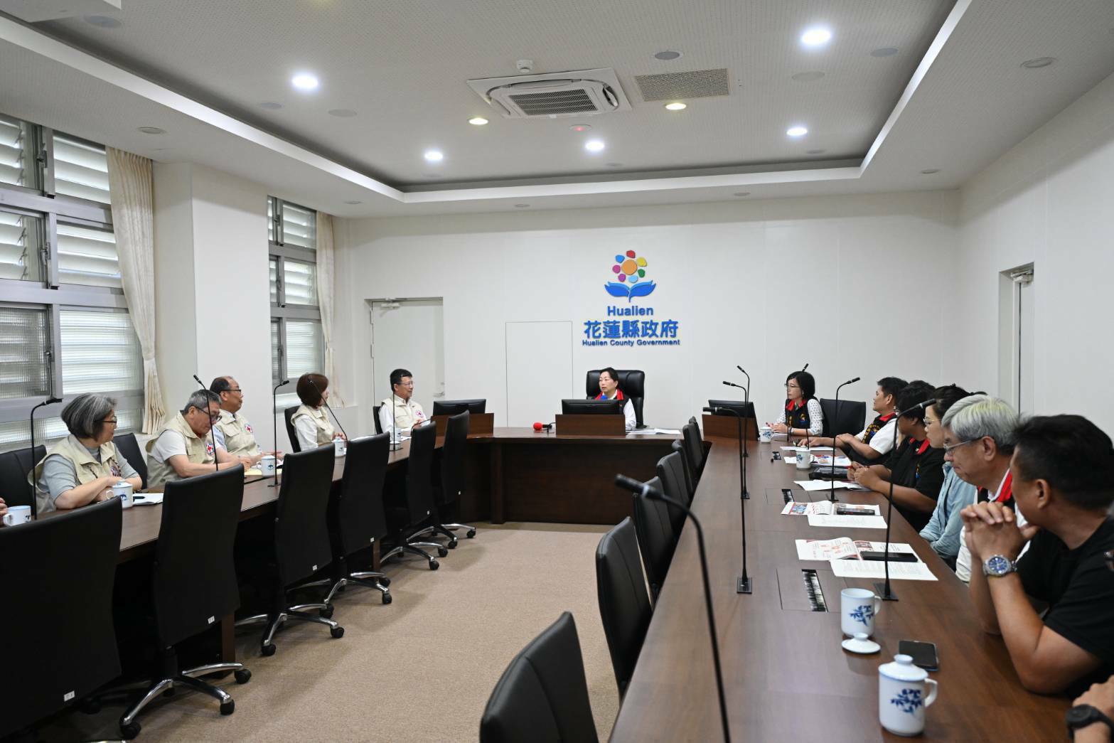 紅十字會長潘維大拜會徐榛蔚 打造花蓮全學齡防災示範城市 - https://www.watchmedia01.com