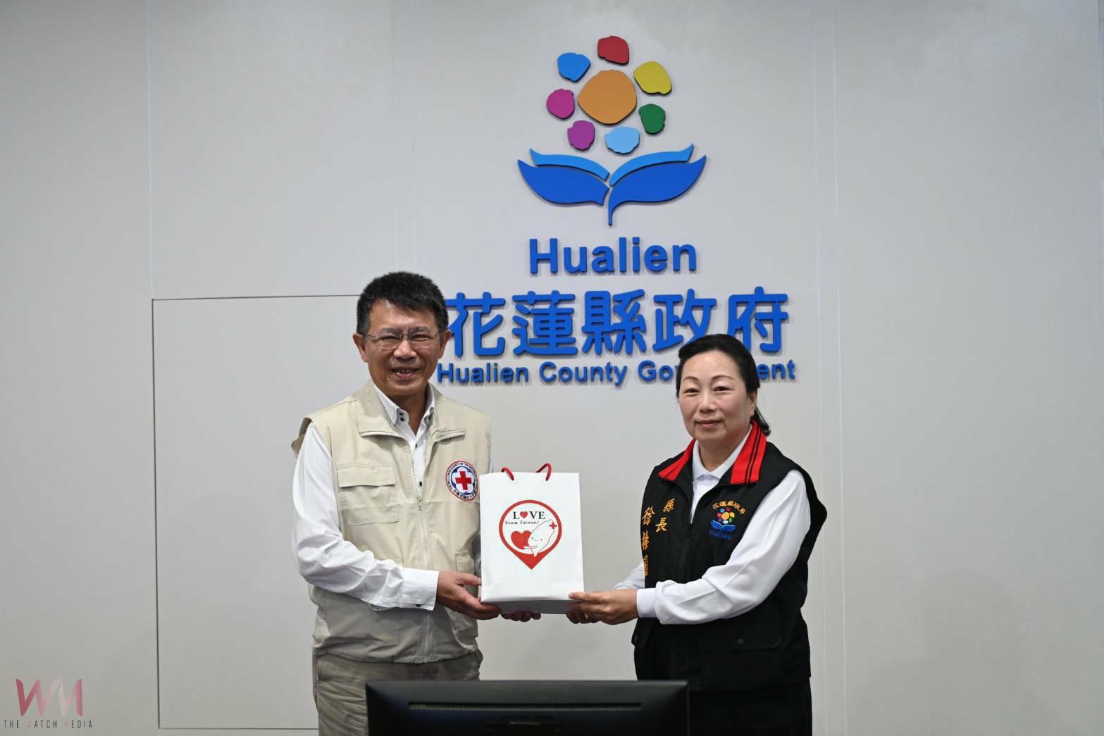 紅十字會長潘維大拜會徐榛蔚 打造花蓮全學齡防災示範城市 - https://www.watchmedia01.com
