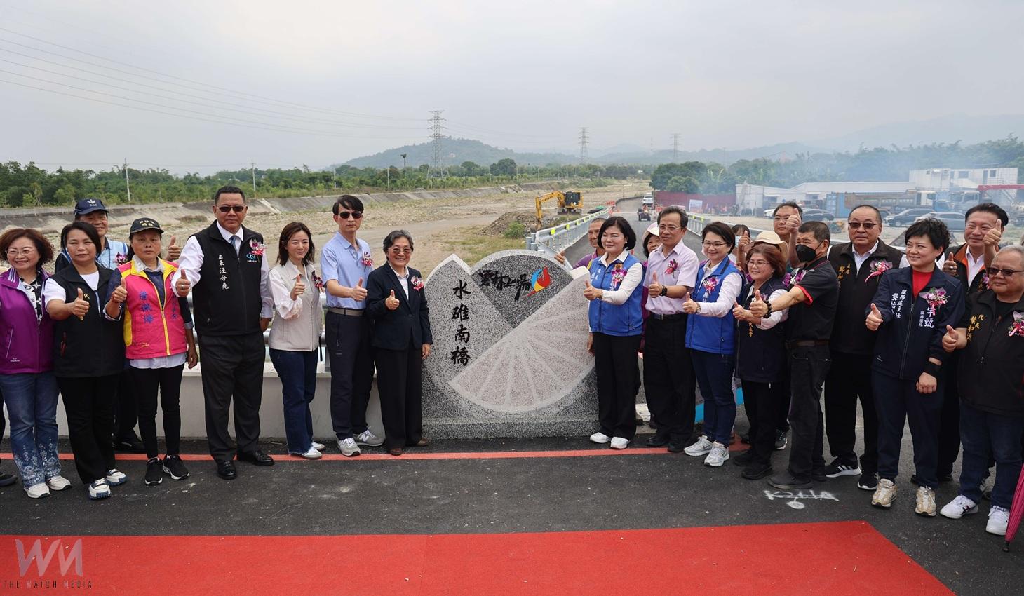 （有影片）／古坑水碓南橋拓寬完工通車　張麗善：提升交通與防洪效能 - https://www.watchmedia01.com
