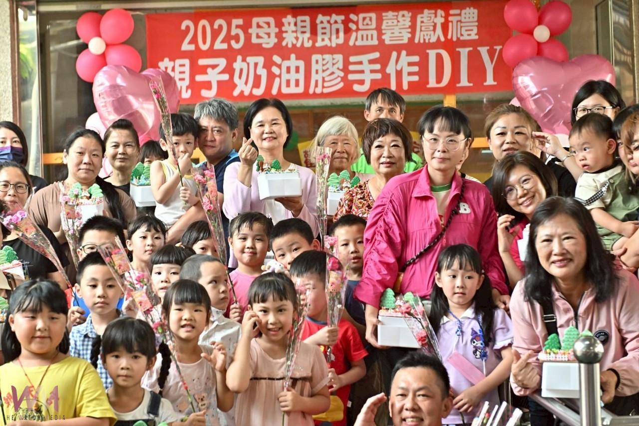 溫馨獻禮傳遞愛 北港鎮立幼兒園舉辦「2025母親節溫馨獻禮-親子奶油膠手作DIY」 - https://www.watchmedia01.com