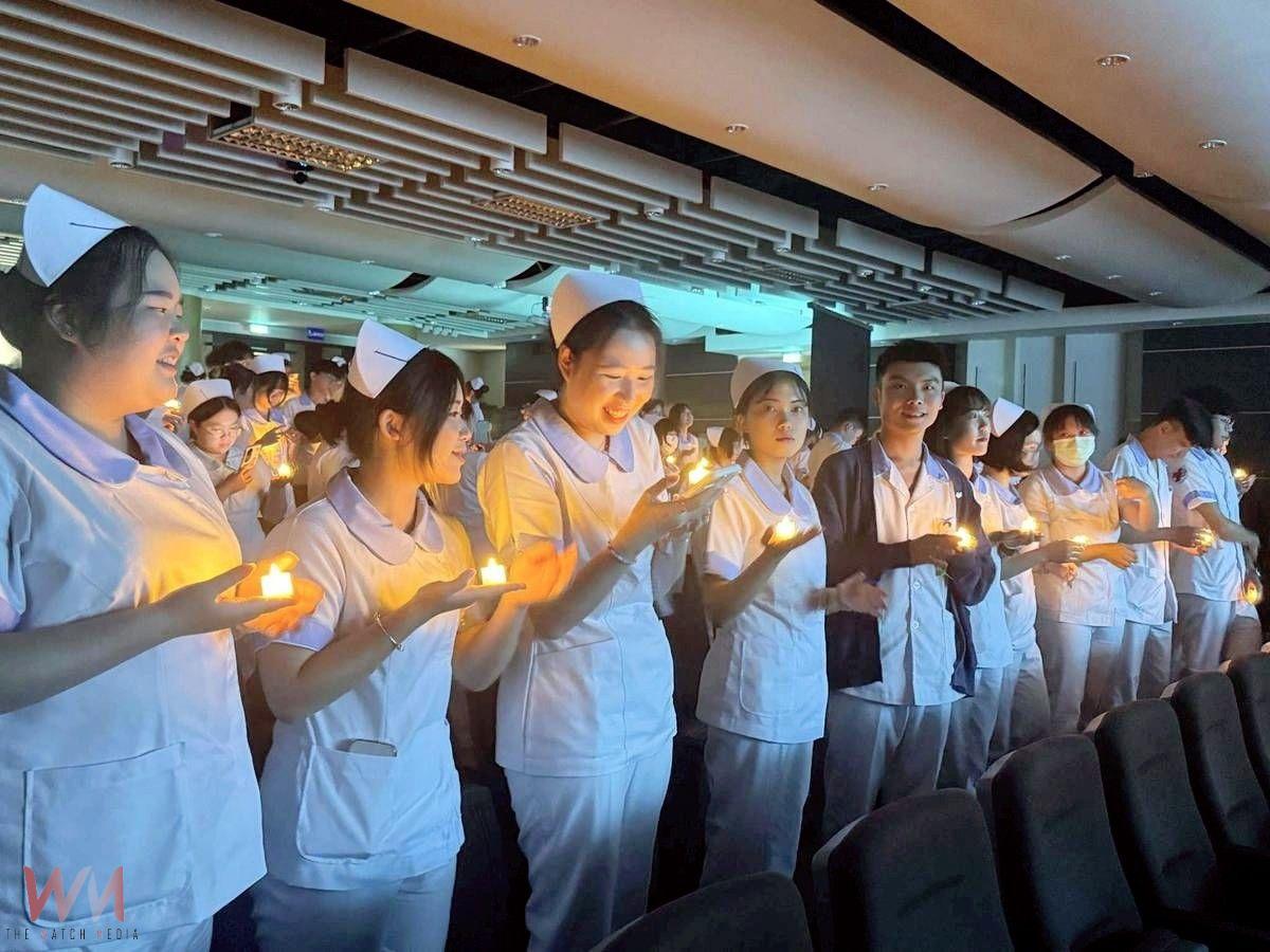 榮耀的使命邁入專業臨床 中臺科大護理系生力軍加冠點燈儀式 - https://www.watchmedia01.com