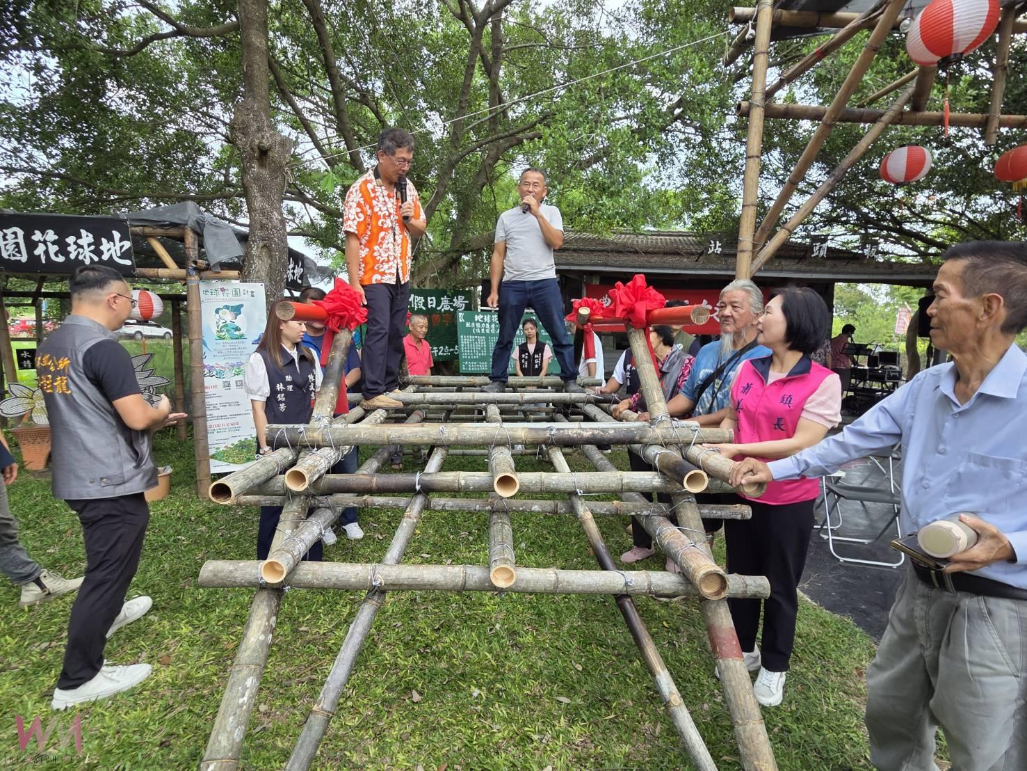 新港板頭協力建造蓮花池竹橋茅屋　找回遊客重振生機 - https://www.watchmedia01.com