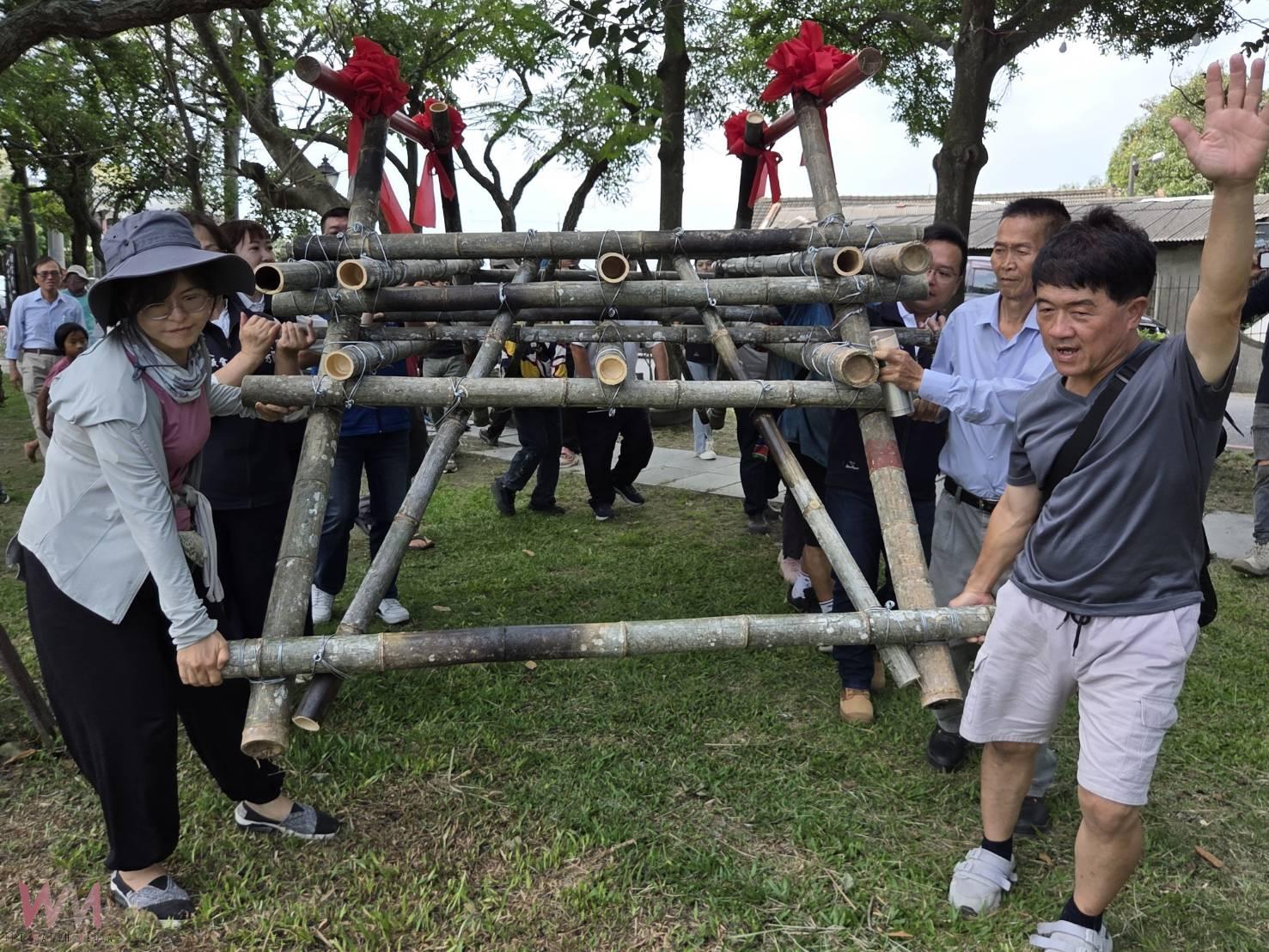新港板頭協力建造蓮花池竹橋茅屋　找回遊客重振生機 - https://www.watchmedia01.com