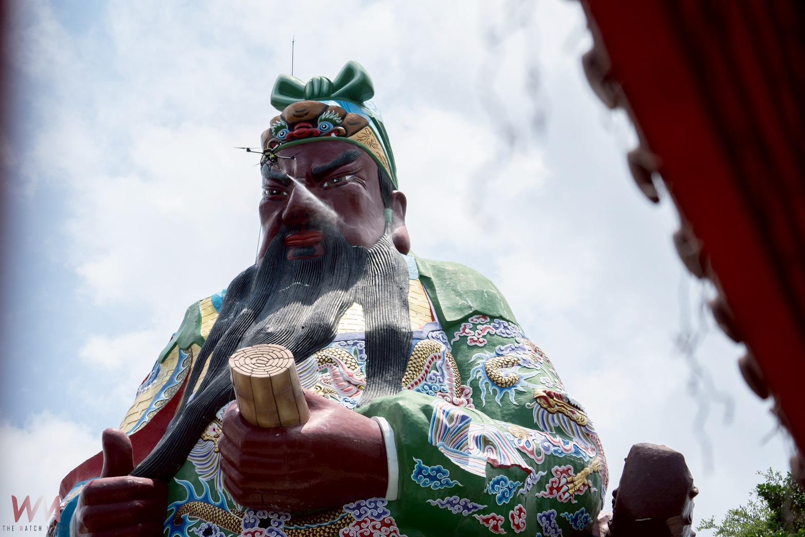 新竹普天宮120公尺高關公神像 首創用AI無人機為關公淨身祈福 - https://www.watchmedia01.com
