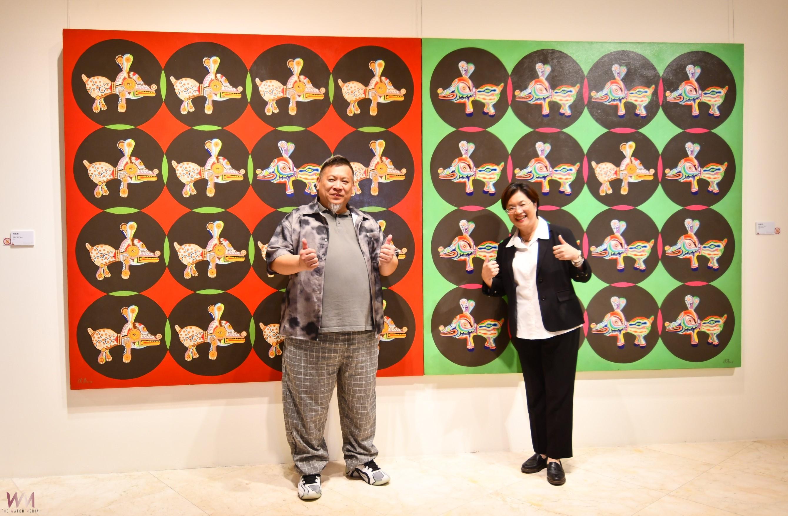 (有影片)/國際藝術家洪易回鄉彰化美術館開展 67件作品展現創新風采 - https://www.watchmedia01.com