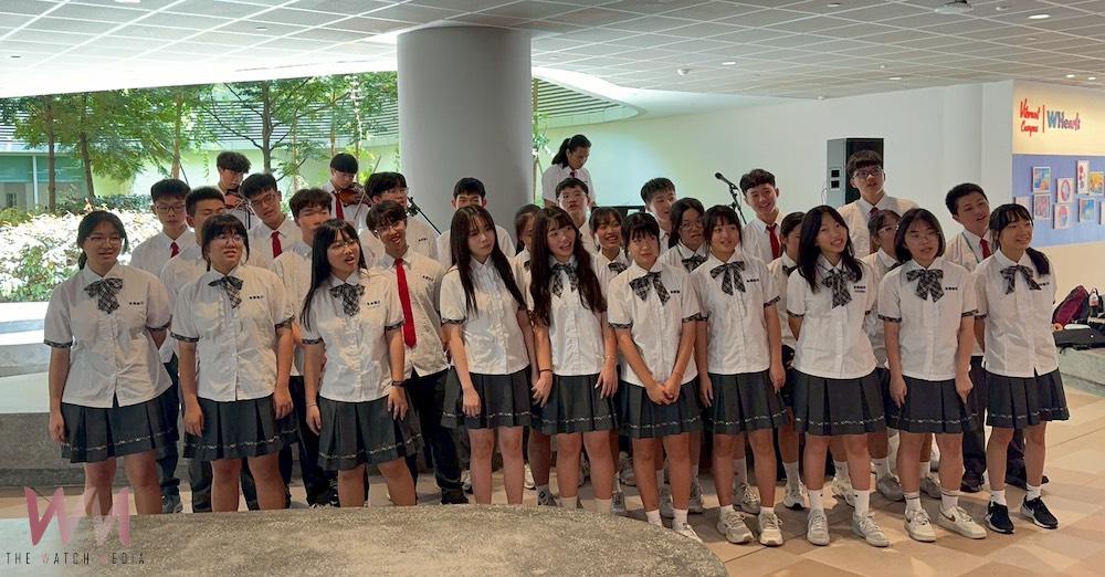 永慶高中師生一行30人,前進新加坡展開溫暖與希望的國際交流之旅。(圖/永慶高中提供)