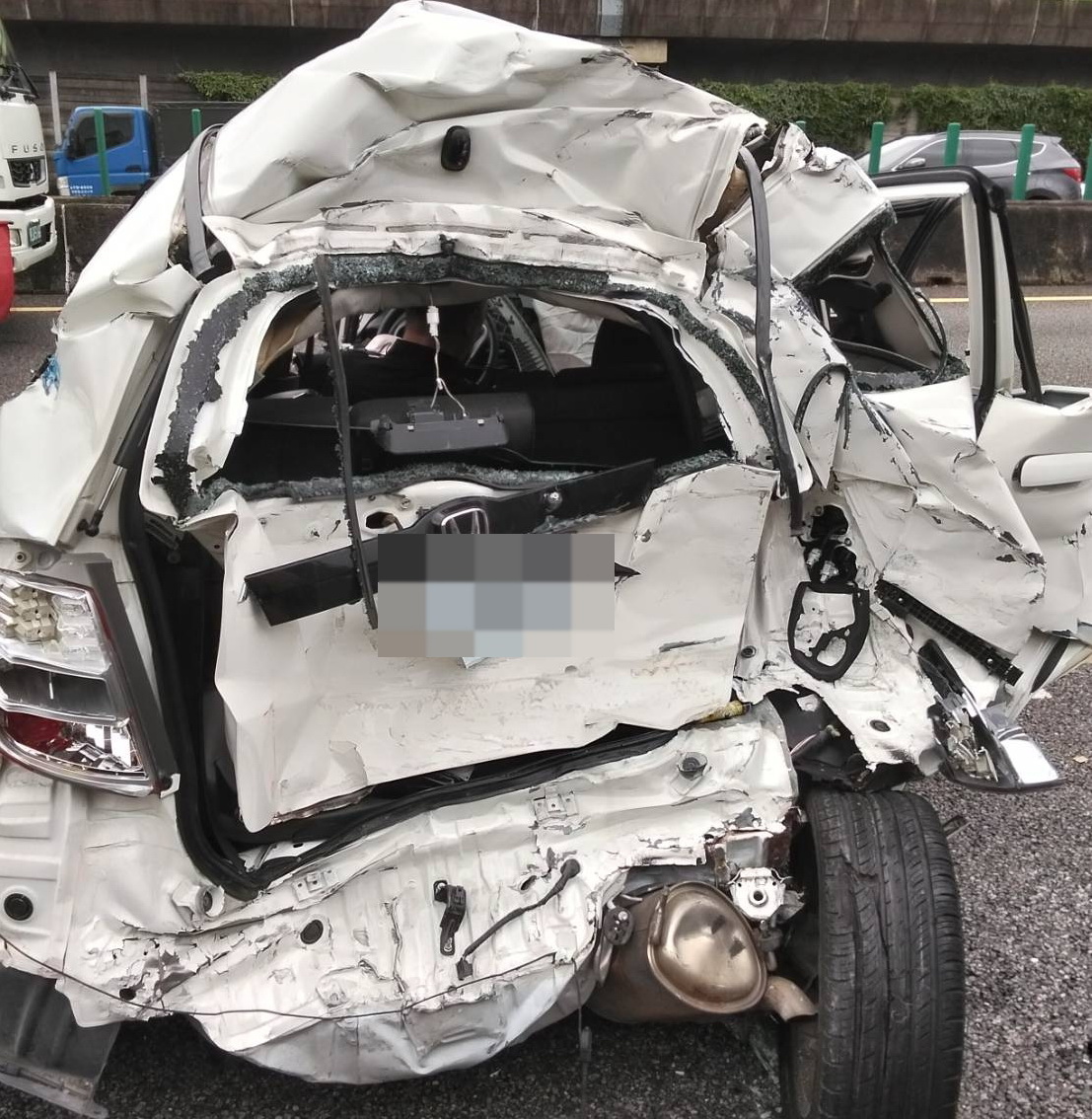 疑未保持安全距離 國道一號中壢段八車連環追撞兩傷者無大礙 - https://www.watchmedia01.com