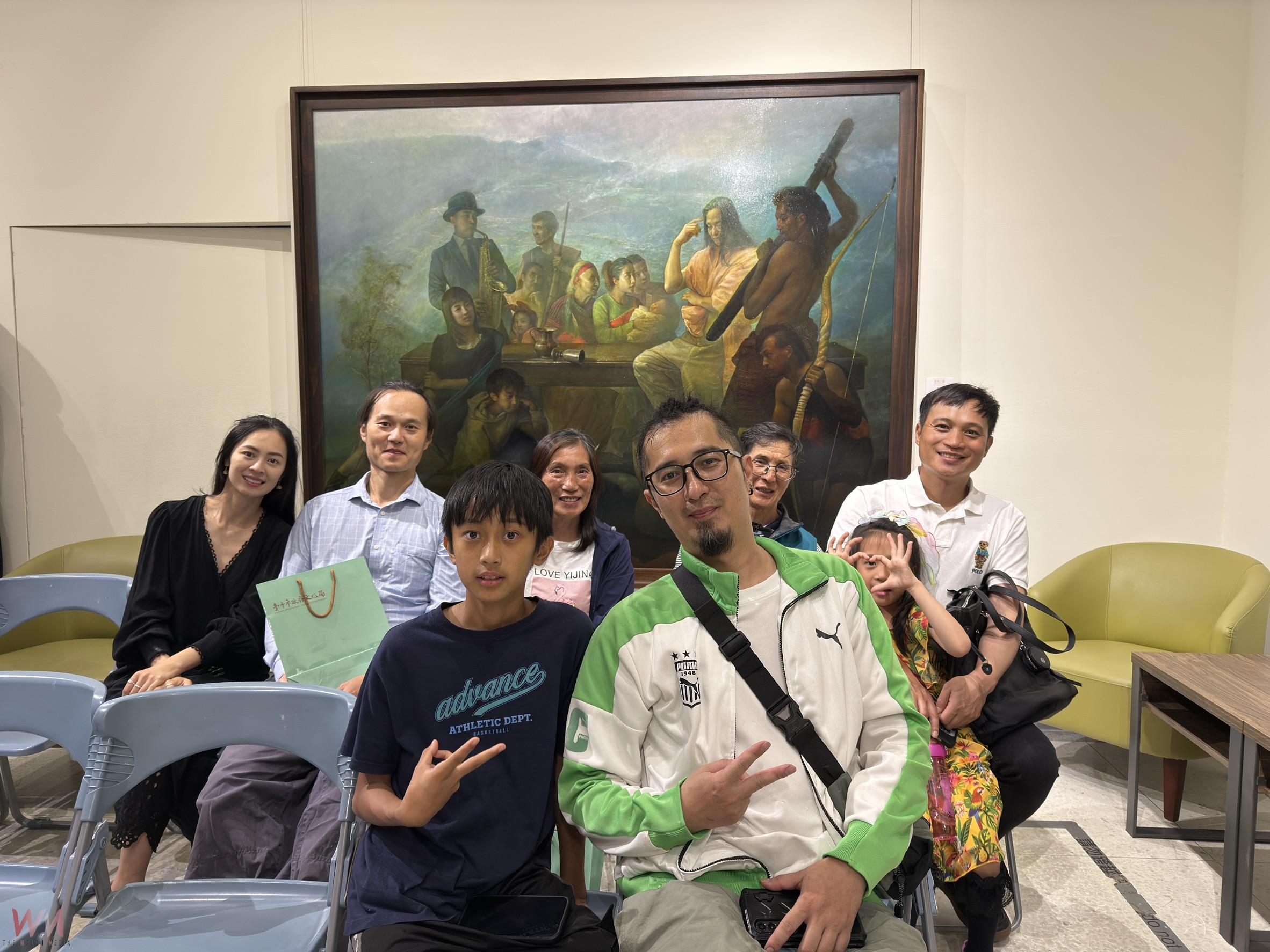 〈墨家〉泰雅族人走出畫布！林欽賢《望地之謎》開幕　當代寫實藝壇指標人物 - https://www.watchmedia01.com