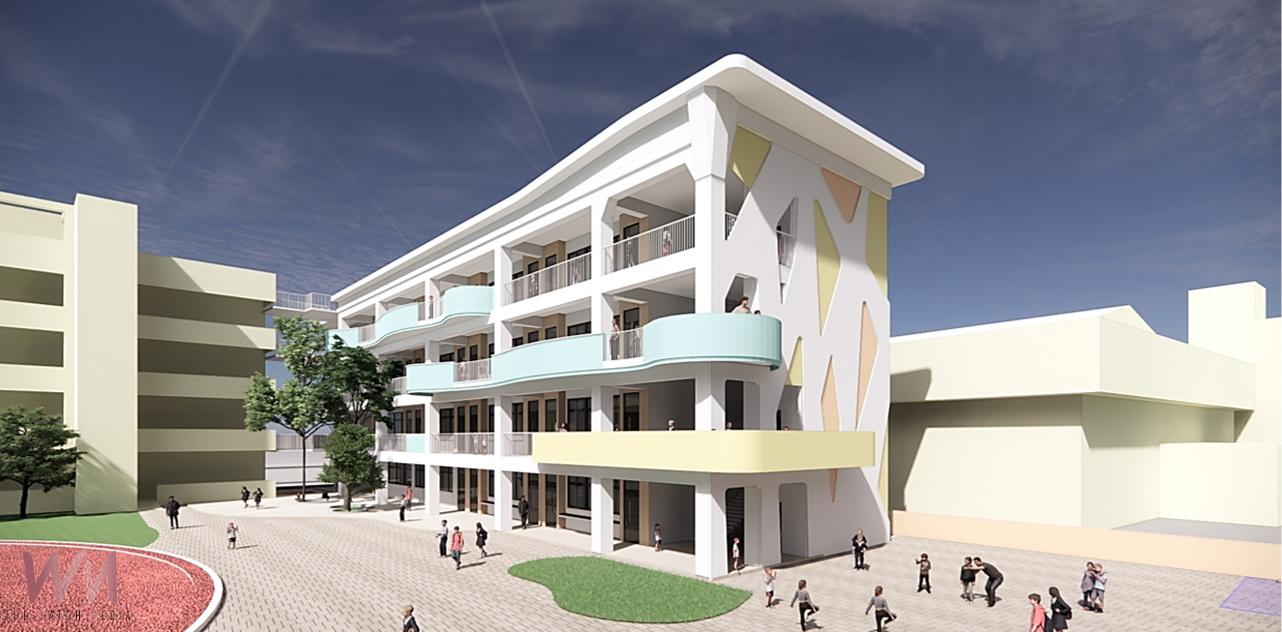 (有影片)/新港國小北棟教室動土重建 預計2026年底完工打造安全校園 - https://www.watchmedia01.com