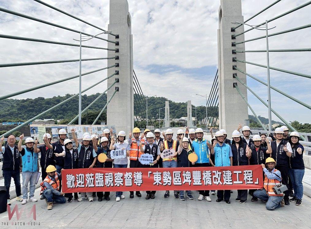 東勢區埤豐橋改建完工倒數　中市建設局長驚喜預告：114年8月底提前通車 - https://www.watchmedia01.com