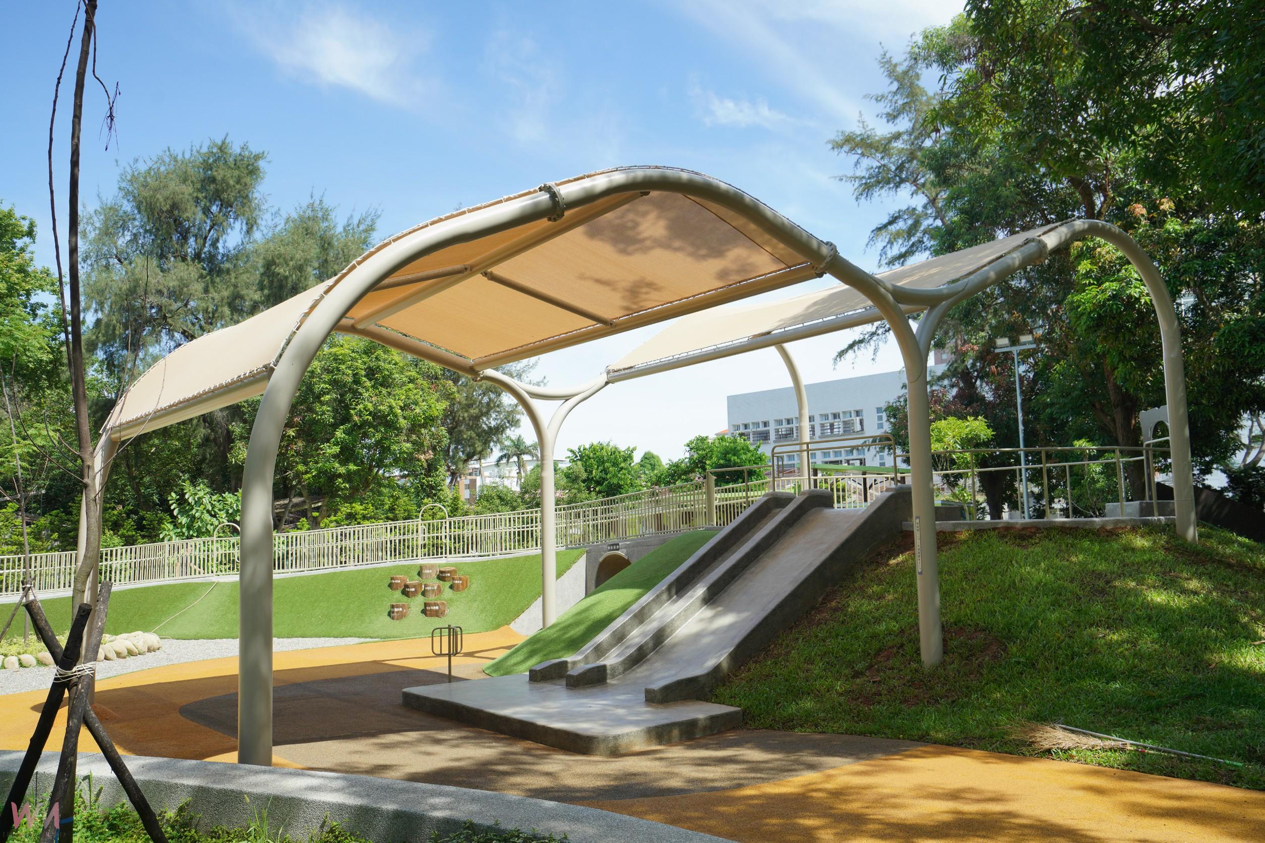 夏日避暑新去處　建設局長視察后里森林公園「搖籃遊戲場」遮陽設施 - https://www.watchmedia01.com