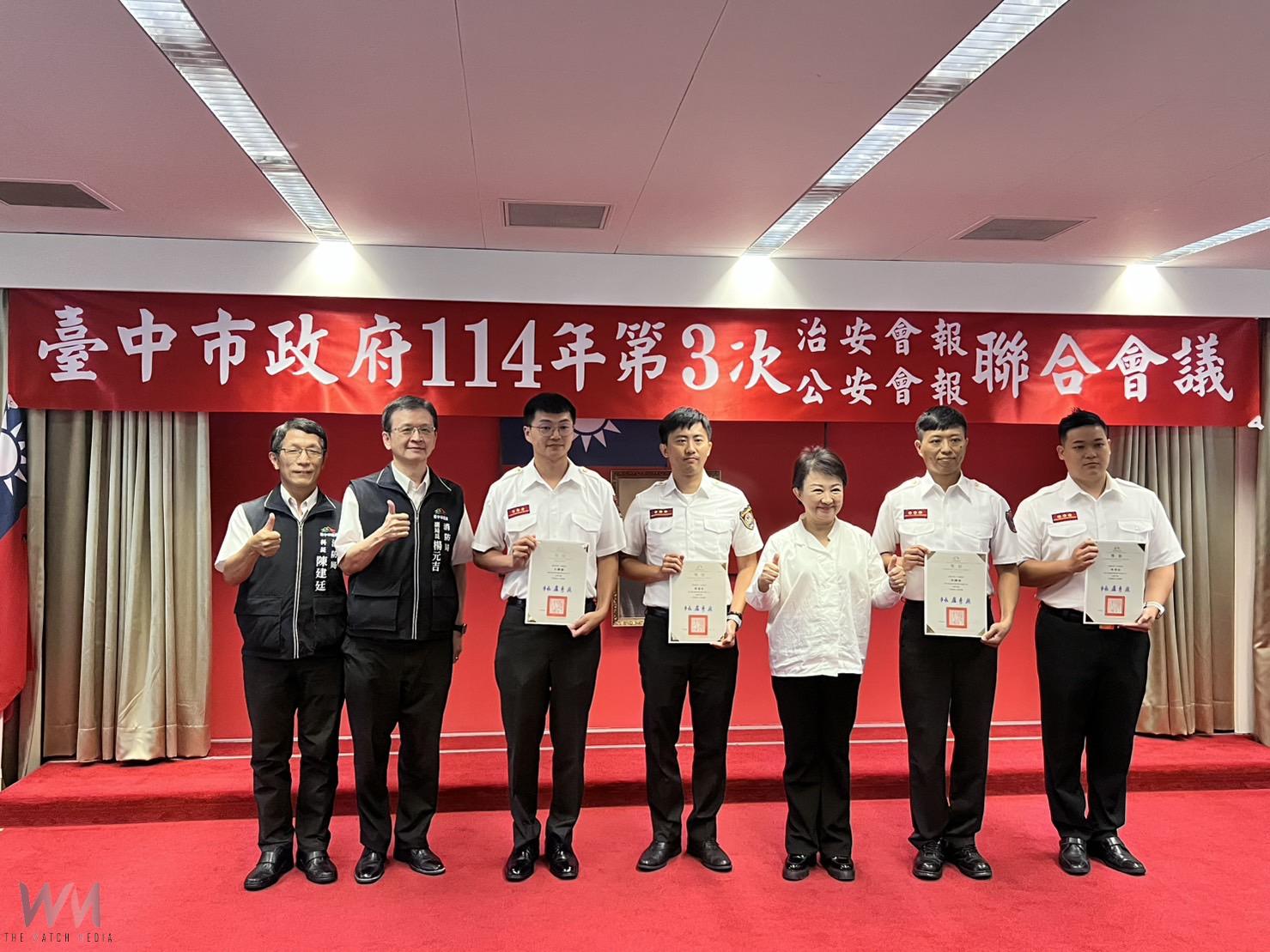 中市府強力打擊非法爆竹煙火 盧秀燕表揚消防有功人員 - https://www.watchmedia01.com