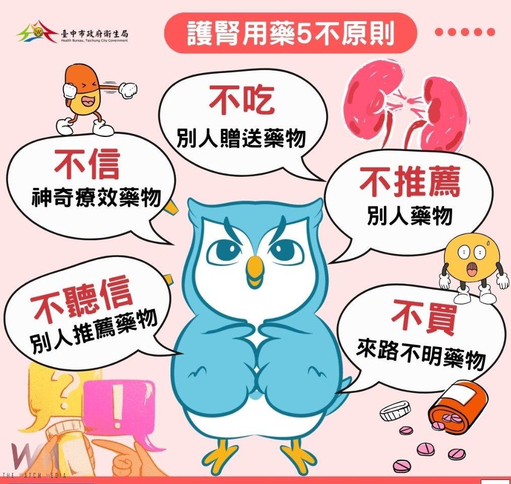 定期檢查腎功能不輕忽　中市衛生局籲：善用成人健檢、正確用藥守護腎健康 - https://www.watchmedia01.com
