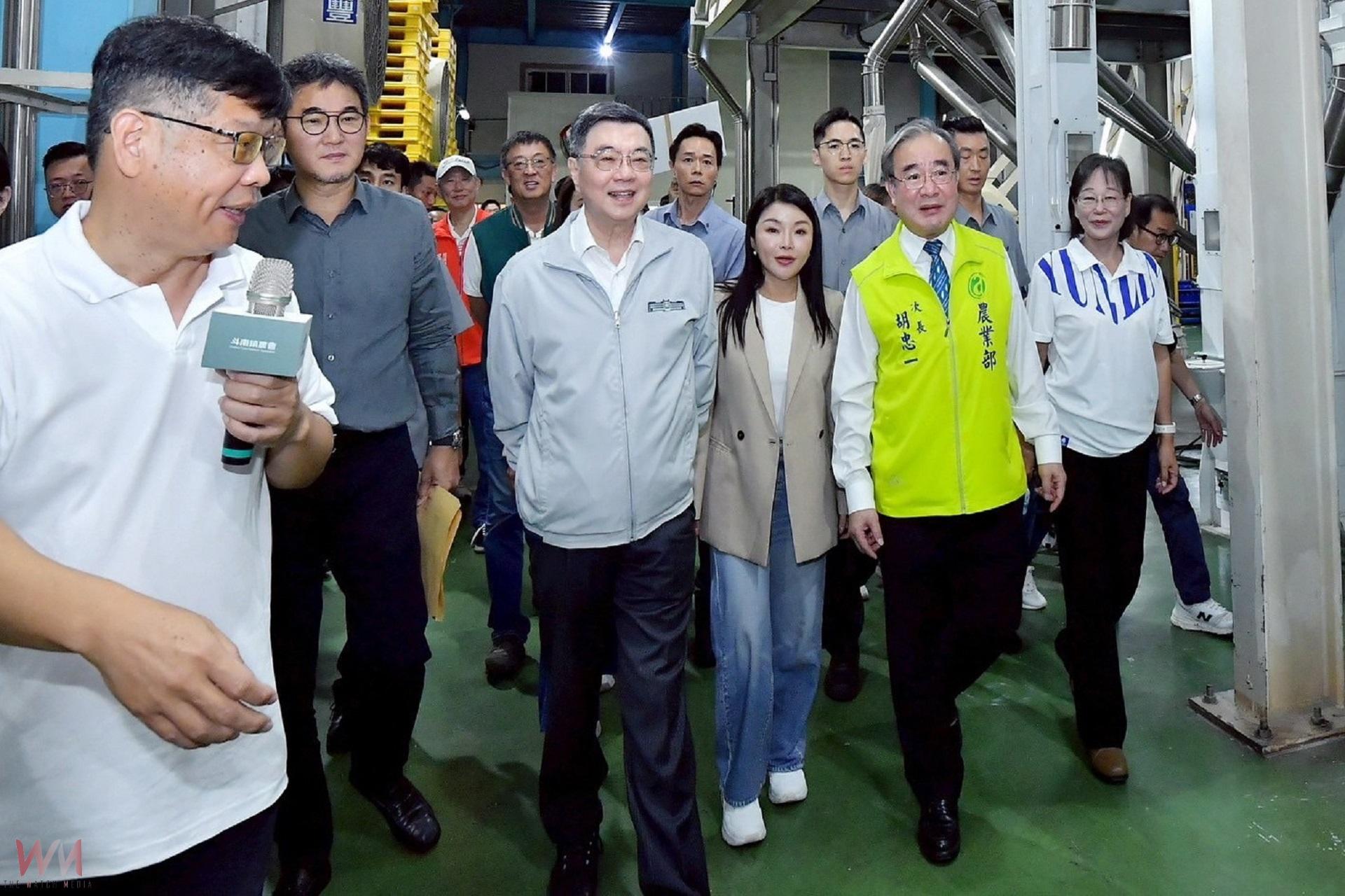 卓榮泰視察雲林公糧儲備    轉往視察大埤延潭大排整治 - https://www.watchmedia01.com