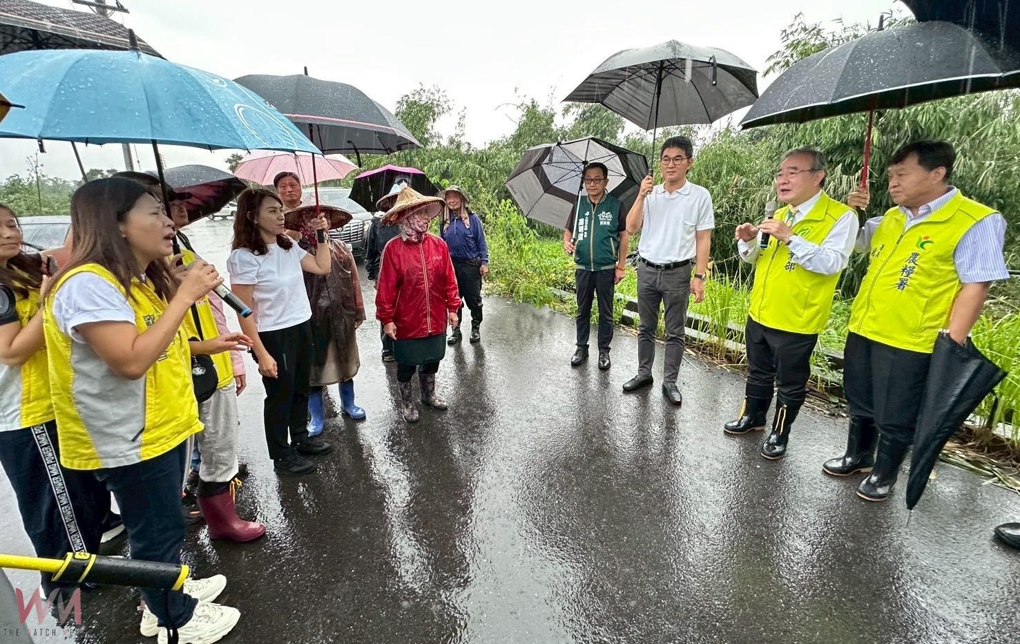 劉建國邀農業部次長勘災 籲颱風農損儘速啟動補助 - https://www.watchmedia01.com
