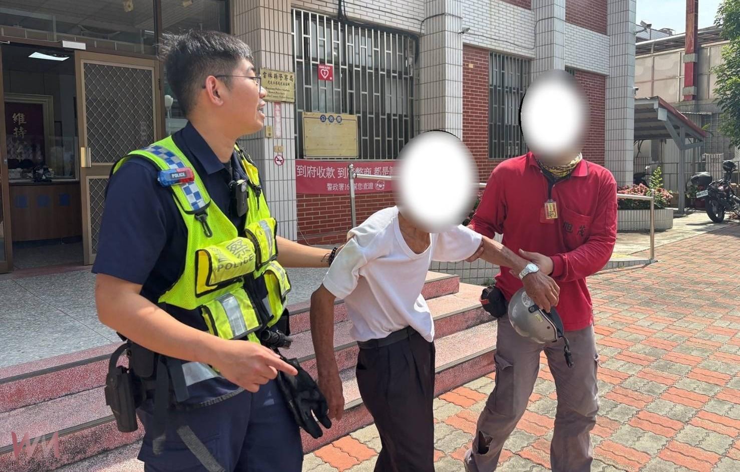 八旬翁迷路土庫街頭　馬光警暖心助返家 - https://www.watchmedia01.com