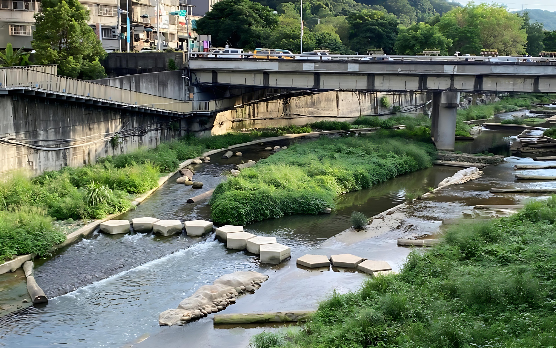 新北大窠坑溪二期工程完工　侯友宜：親水綠廊讓城市更有生機 - https://www.watchmedia01.com