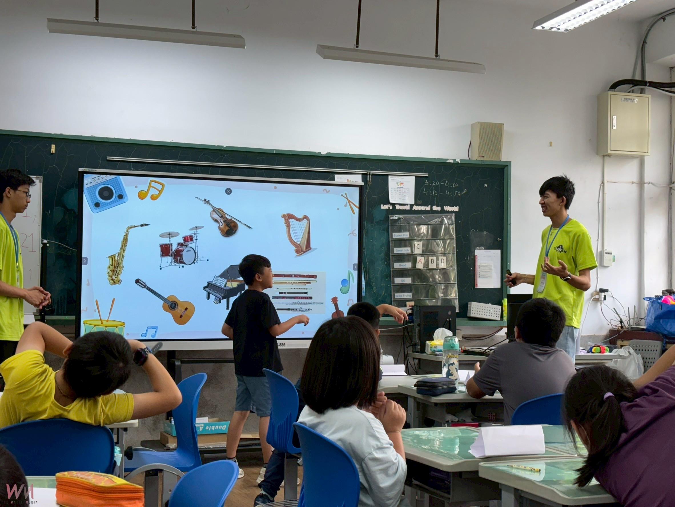 (有影片)/國聖國小海外青年英語營 美國青年帶來沉浸式英語學習體驗 - https://www.watchmedia01.com